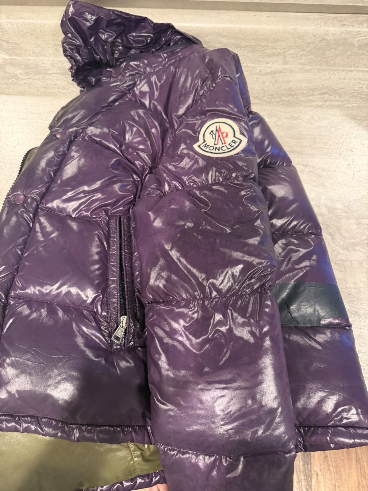 Moncler Purple Moncler - Puffer Coat Size US S / EU 44-46 / 1 - 10 Thumbnail
