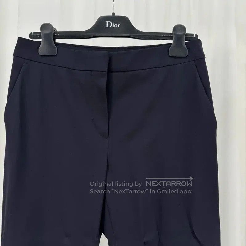 Max Mara MaxMara Spring Autumn Casual Pants in Navy Blue . Size 39" - 3 Thumbnail