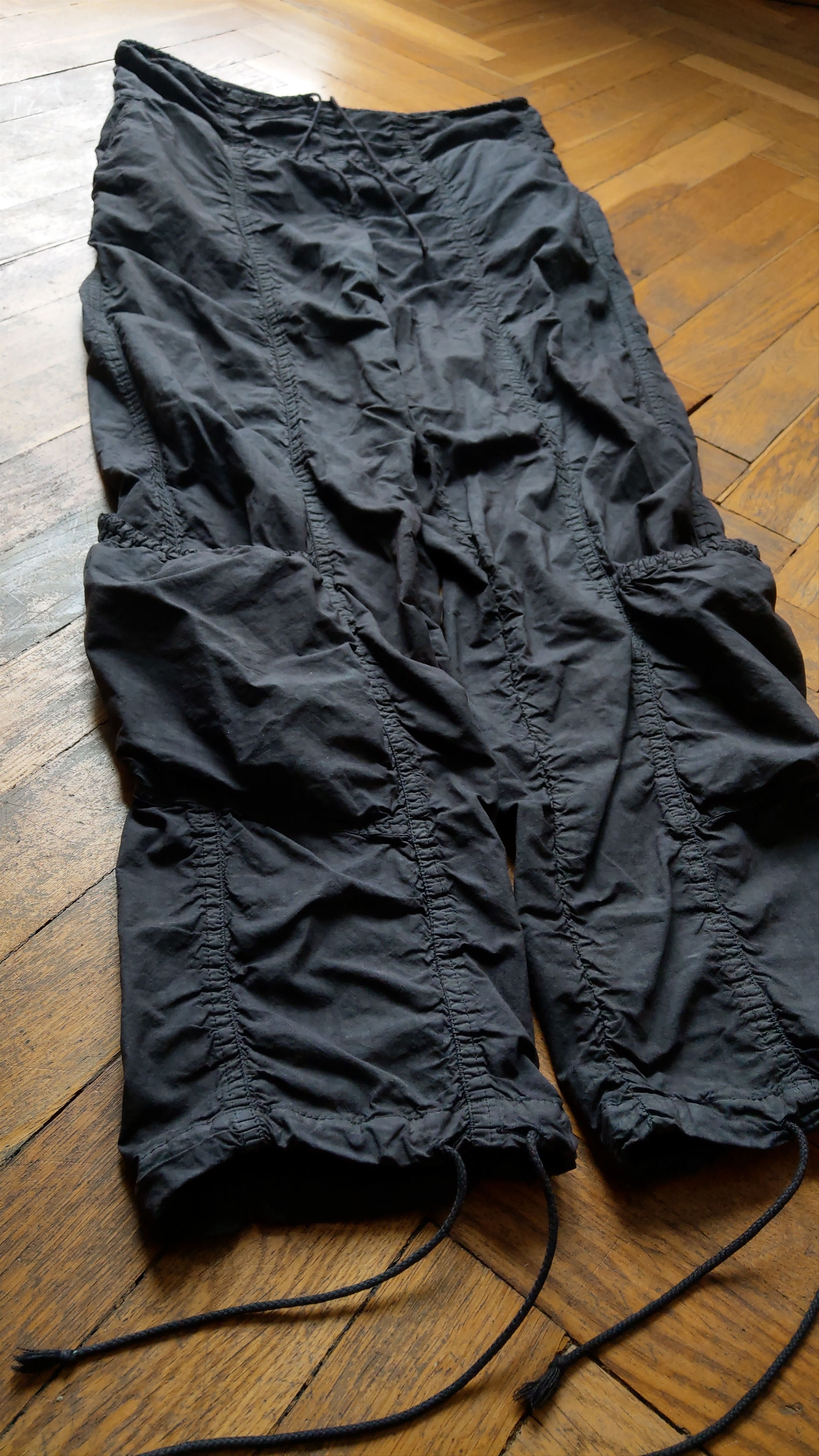 Vintage Vintage Stacked Pants Semi Baggy Raver Loosefit Opium Goth Size US 33 - 2 Thumbnail