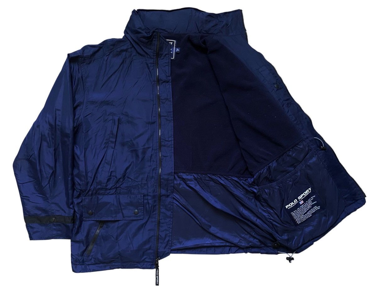 Polo Ralph Lauren Polo Sport Ralph Lauren Shimmer Navy Nylon Jacket Adjustable Size US L / EU 52-54 / 3 - 2 Thumbnail
