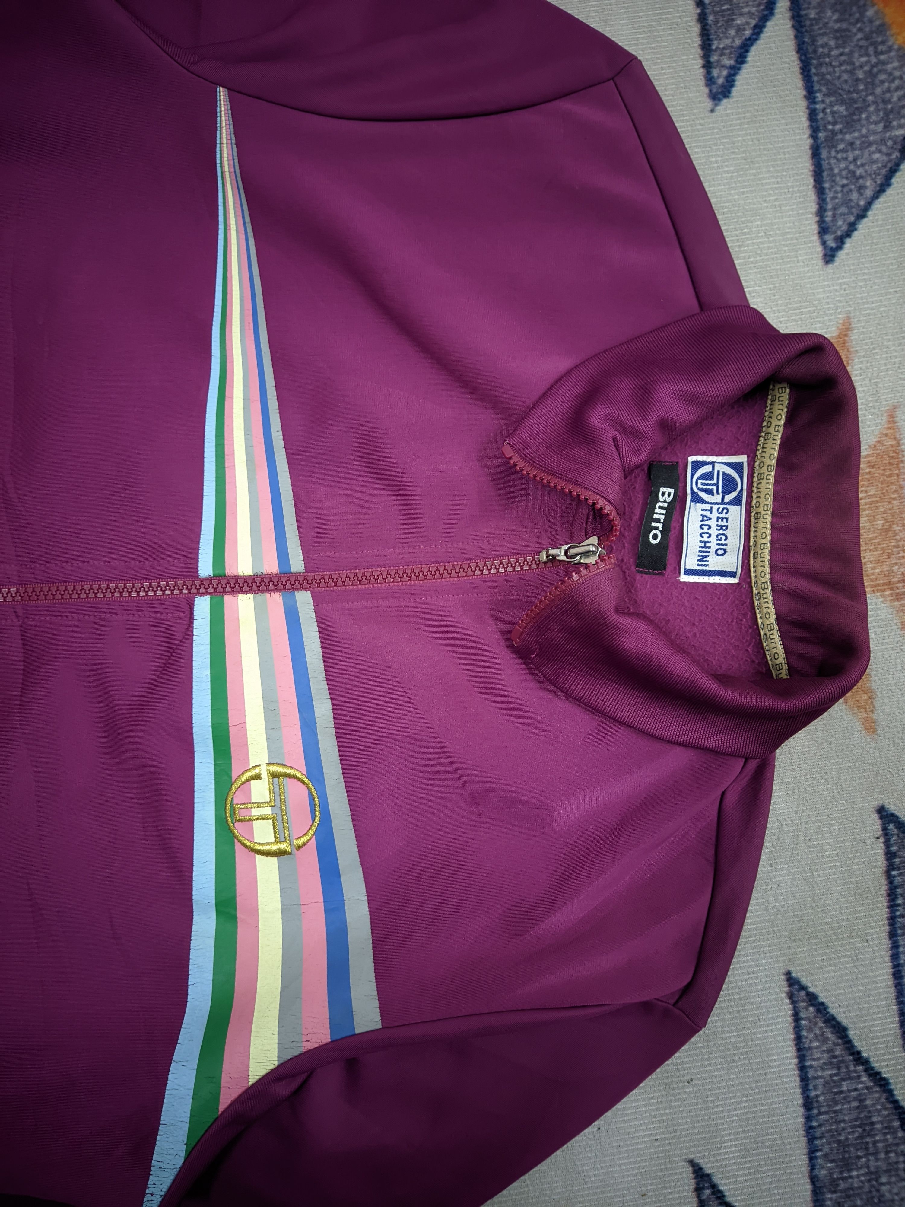 Sergio Tacchini Sergio Tacchini Burro Vintage Sweaters Track top Size US S / EU 44-46 / 1 - 2 Thumbnail