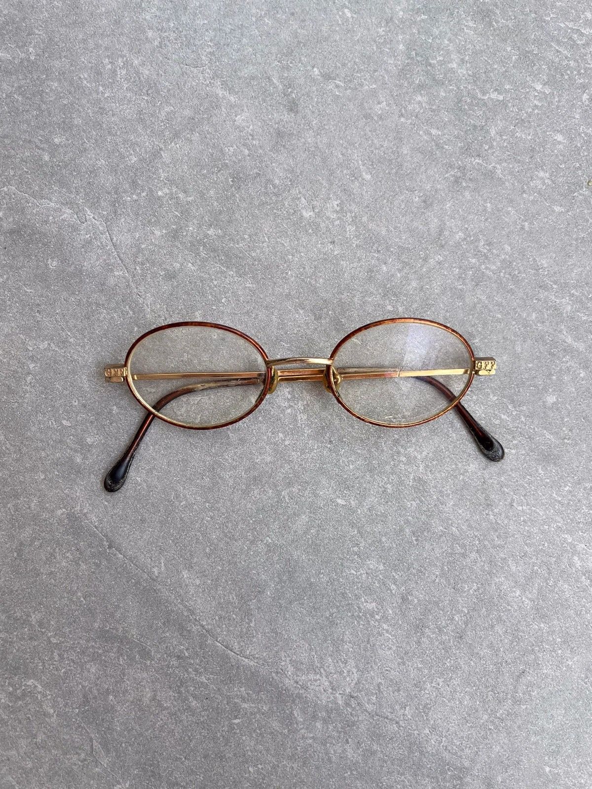 Gianfranco Ferre GFF Gianfranco Ferre Vintage 60s 70s Gold Metal Eyeglass Size ONE SIZE - 1 Thumbnail