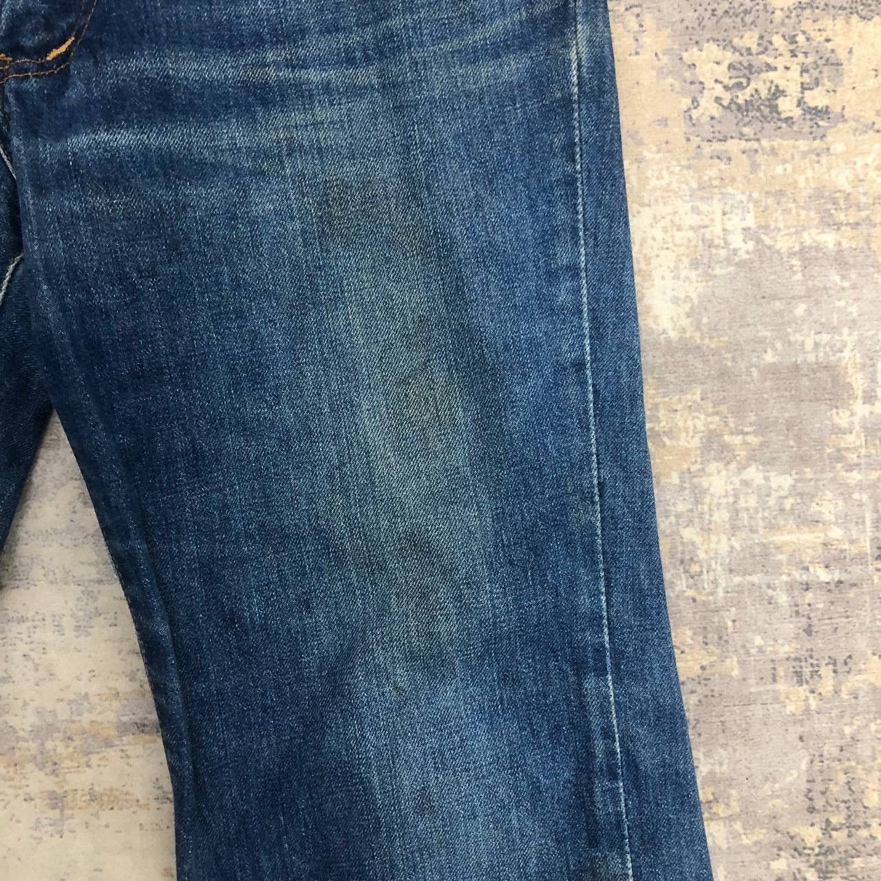 P863. VINTAGE TALON ZIPPER MCQUEEN JEANS