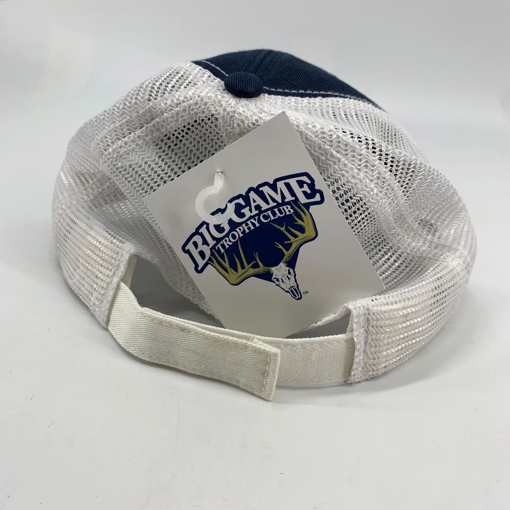 Olive Live Oak Big Game Trophy Club Adjustable Trucker Hat Men's Blue White NWT Size ONE SIZE - 3 Thumbnail