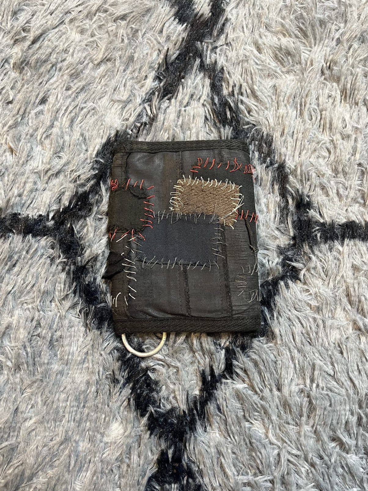 Undercover Undercover SS03 Scab Patchwork Tri-Fold Wallet Black