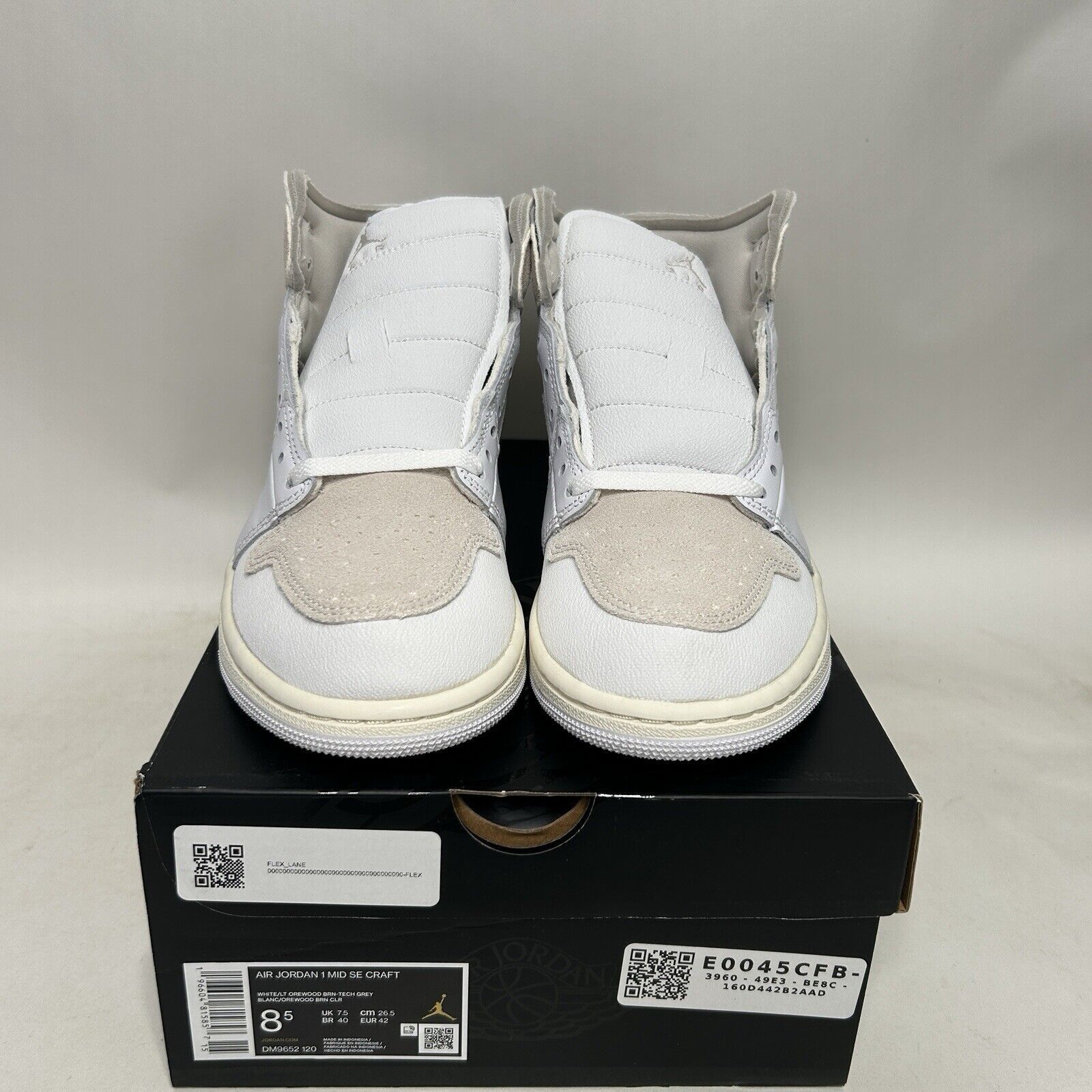 Jordan Brand Nike Air Jordan 1 Mid SE Craft “Orewood Tech Gray” 2024 Size US 8.5 / EU 41-42 - 2 Thumbnail