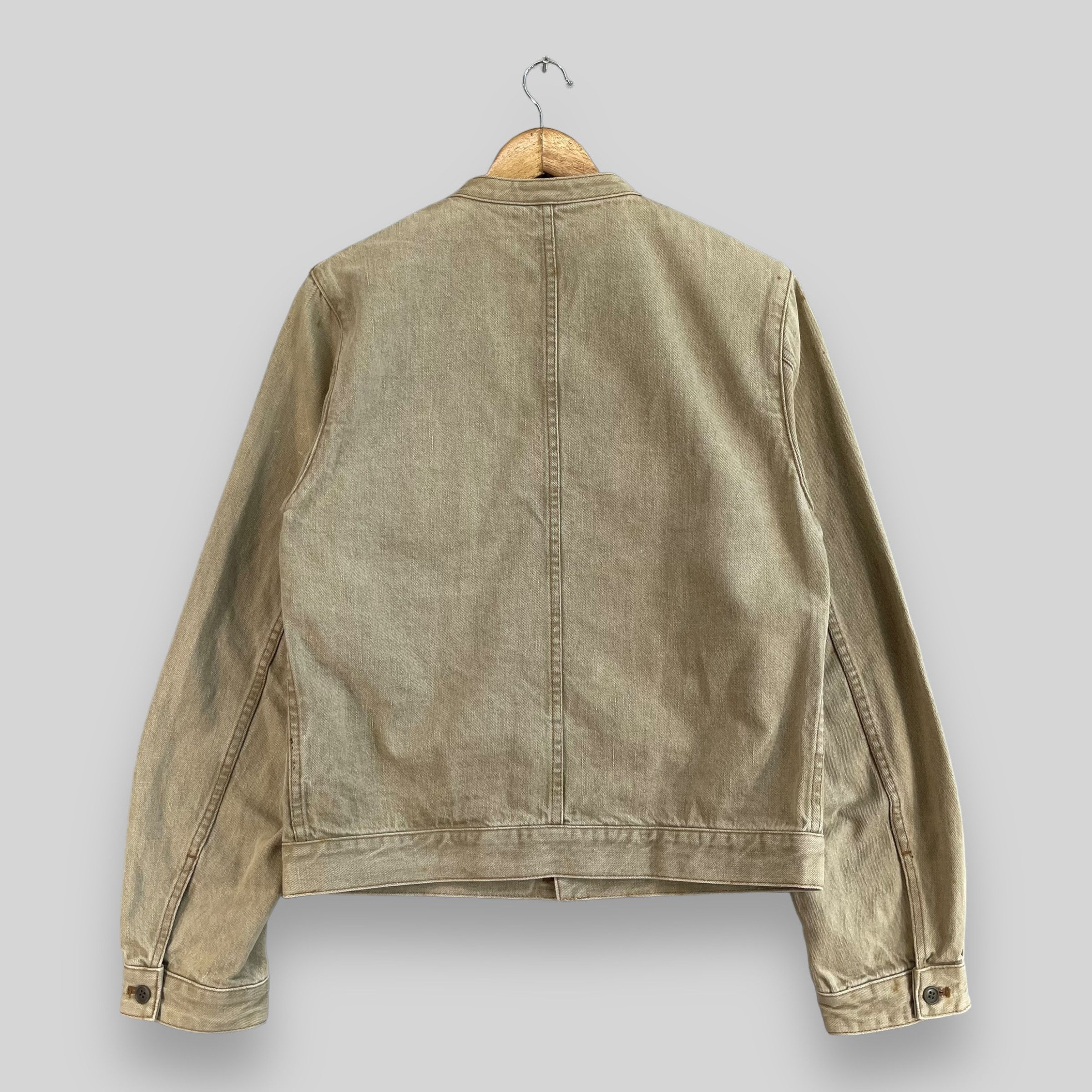 Japanese Brand × Melrose Vintage MEN'S MELROSE Denim Zipper Distressed Jacket Size US M / EU 48-50 / 2 - 9 Thumbnail