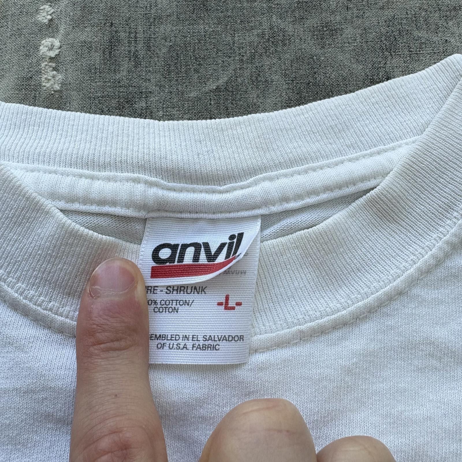 Anvil Vintage Y2K TCBY Moo Malt Funny Newspaper Cow Pattern Shirt Size US L / EU 52-54 / 3 - 3 Thumbnail