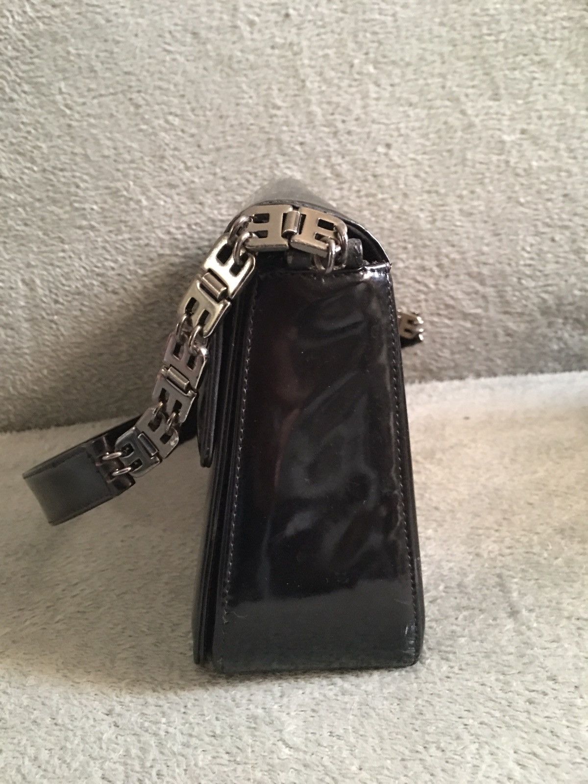 Bally BALLY Switzerland Black Patent Leather Shoulder Bag Size ONE SIZE - 5 Thumbnail