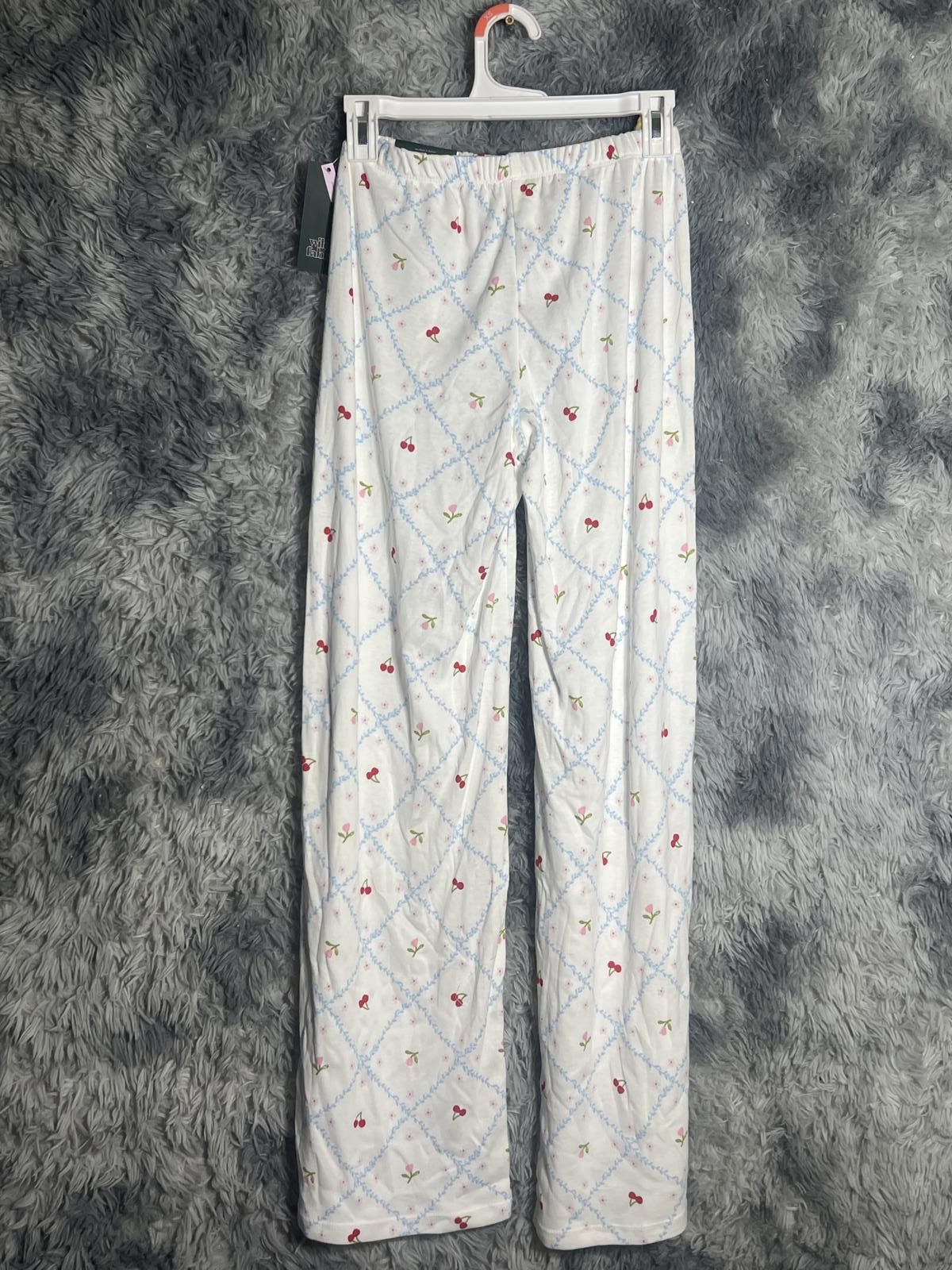 Other Wild Fable XS Straight Leg Floral Print Pants Size ONE SIZE - 2 Thumbnail