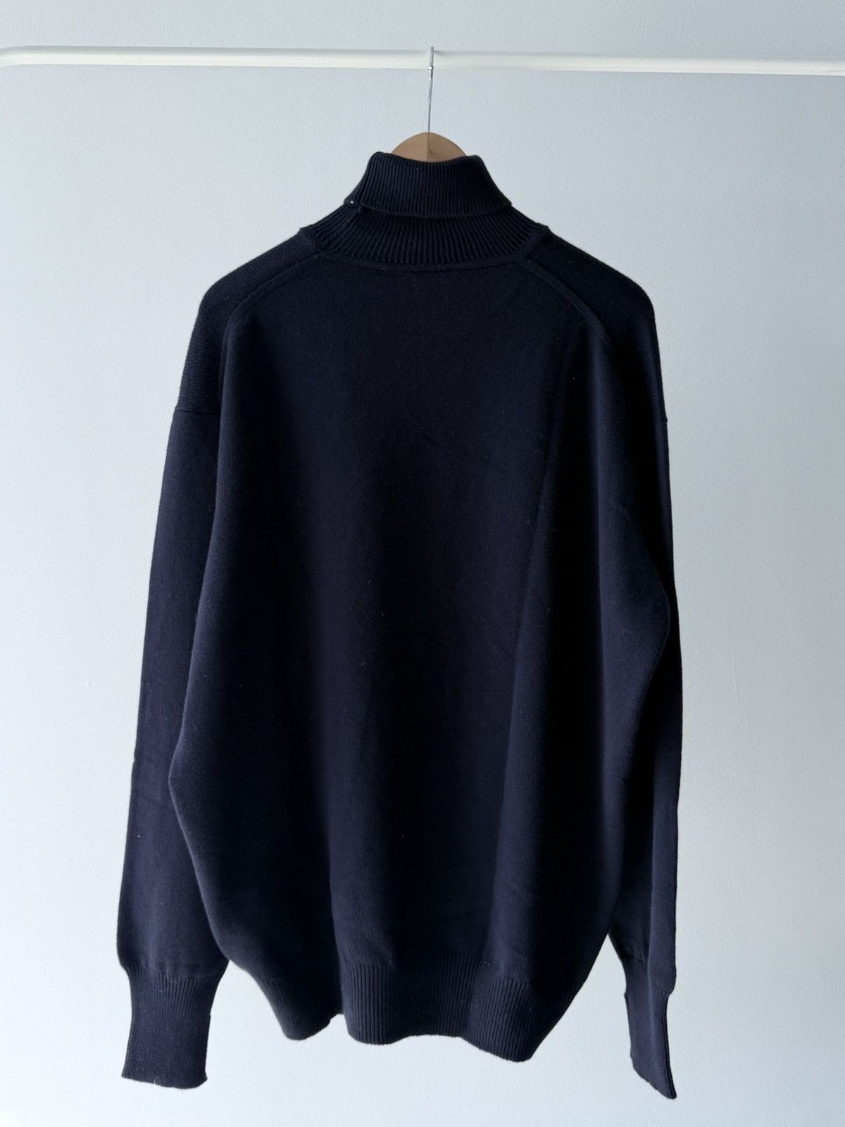 Fedeli NWT Fedeli Navy Blue Cashmere Turtleneck Sweater Size US XXL / EU 58 / 5 - 6 Thumbnail