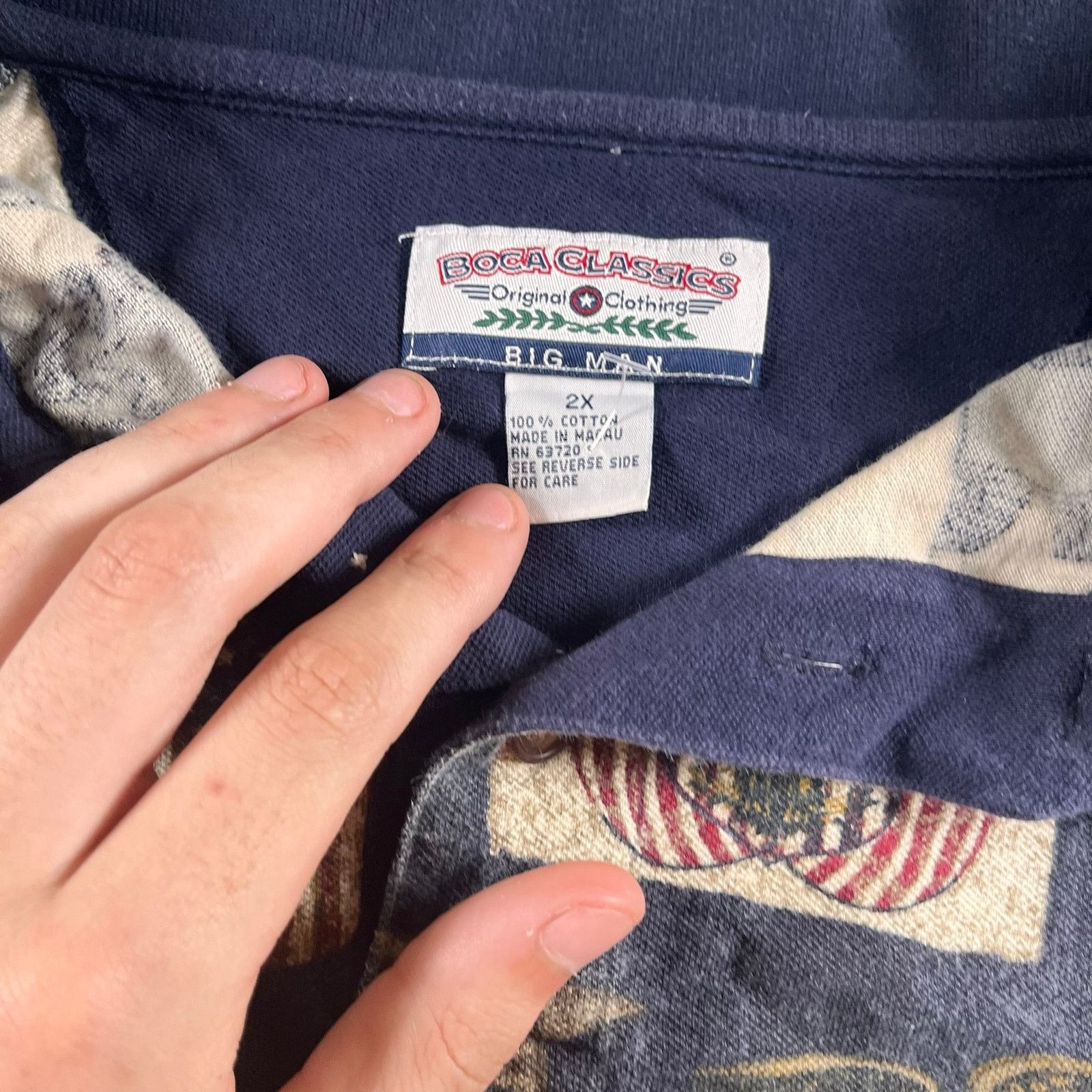 Polo Ralph Lauren Vintage polo graphic collard shirt Size US XL / EU 56 / 4 - 2 Thumbnail