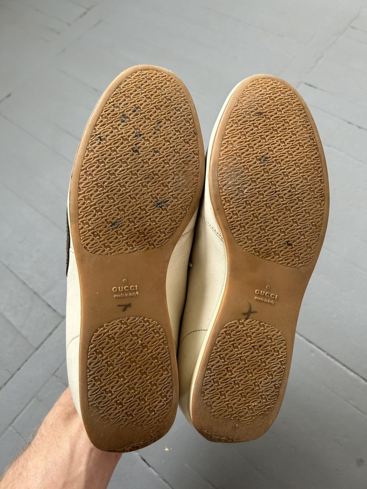 Gucci Gucci monogram leather trainers sneakers 00s Size US 8 / IT 38 - 7 Thumbnail