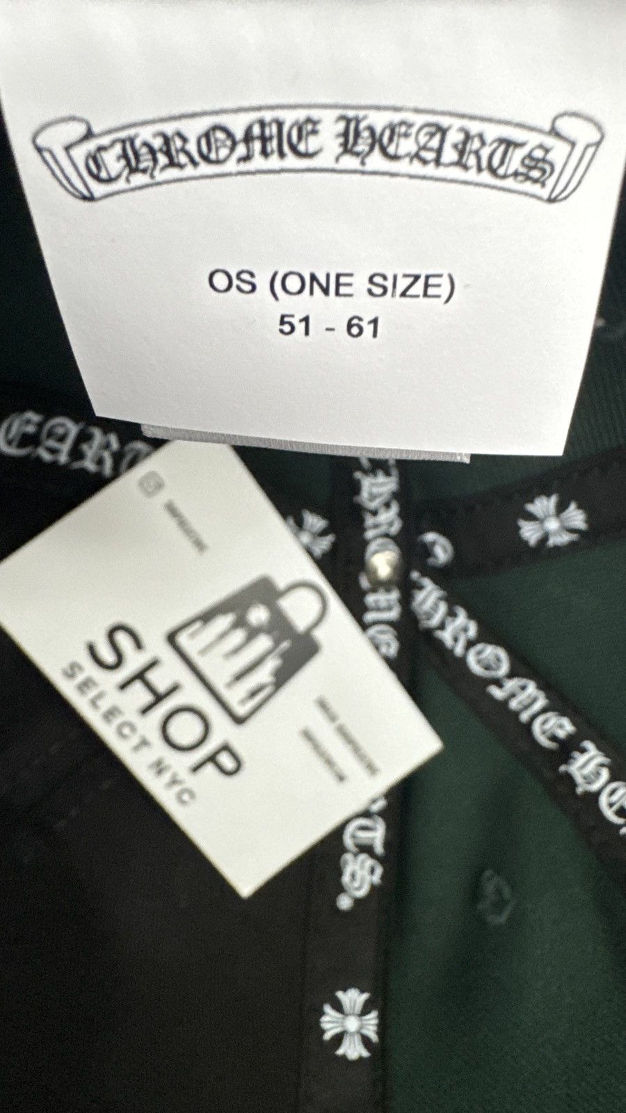 Chrome Hearts BRAND NEW CHROME HEARTS CH 6-PANEL GREEN SNAPBACK CAP HAT Size ONE SIZE - 3 Thumbnail