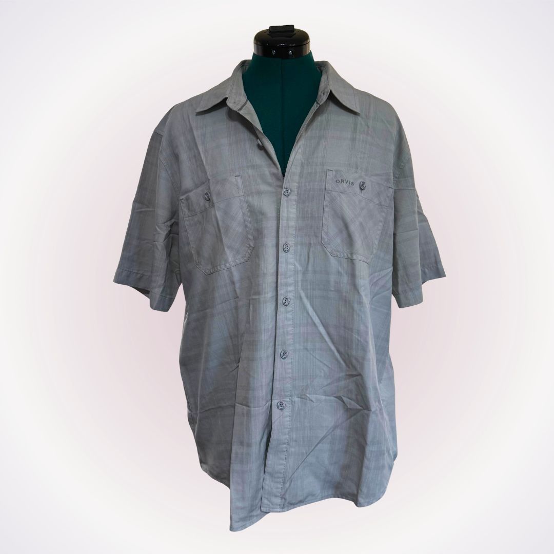 Orvis Orvis Gray Plaid Short-Sleeve Fishing Shirt | Sz L Size US L / EU 52-54 / 3 - 1 Thumbnail