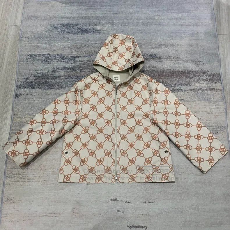 Hermes Hermes Windproof Hooded Zip-Up Jacket Size XS / US 0-2 / IT 36-38 - 1 Thumbnail