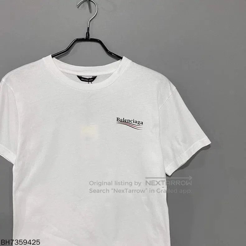 Balenciaga Balenciaga White Coke Short Sleeve Tee. Size US S / EU 44-46 / 1 - 6 Thumbnail