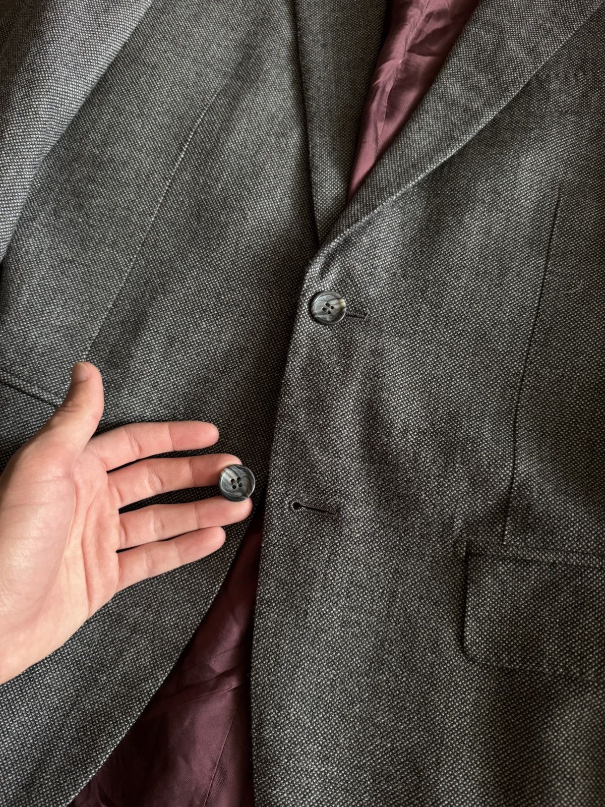 Suitsupply Suitsupply wool gray men's blazer Size 38R - 6 Thumbnail