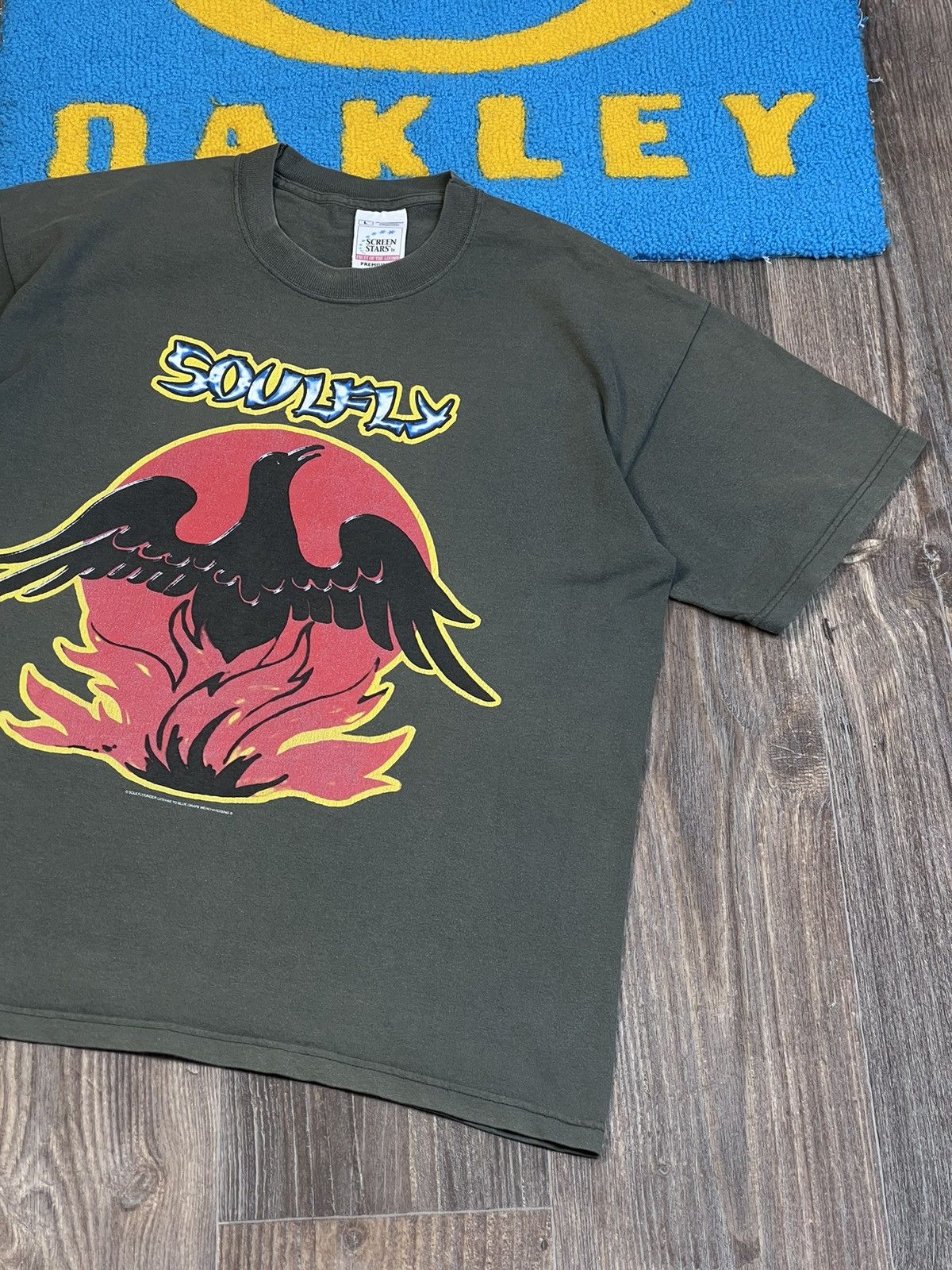 Band Tees 2000 Vintage Soulfly back to the primitive green shirt Size US L / EU 52-54 / 3 - 3 Thumbnail