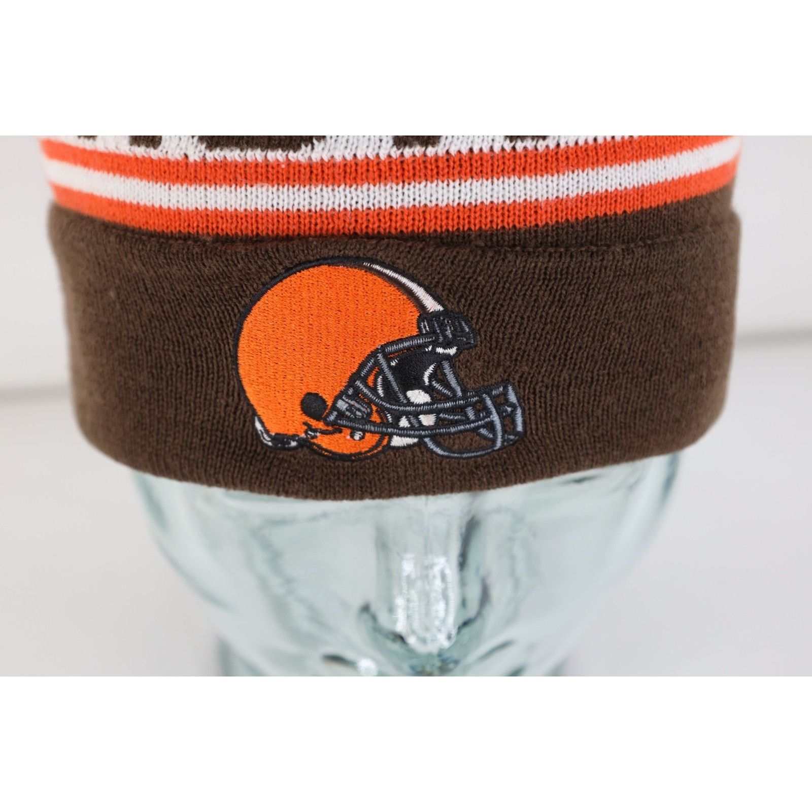 Vintage Vintage 90s Cleveland Browns Football Knit Winter Beanie Hat Size ONE SIZE - 3 Thumbnail