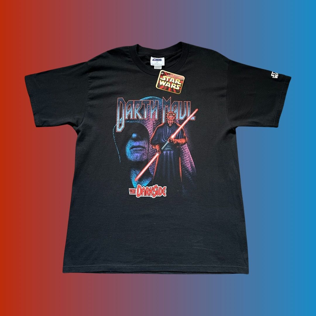 CSA CSA Star Wars Y2K/90s Vintage Darth Maul NWT Black SS Tee L Size US L / EU 52-54 / 3 - 1 Thumbnail