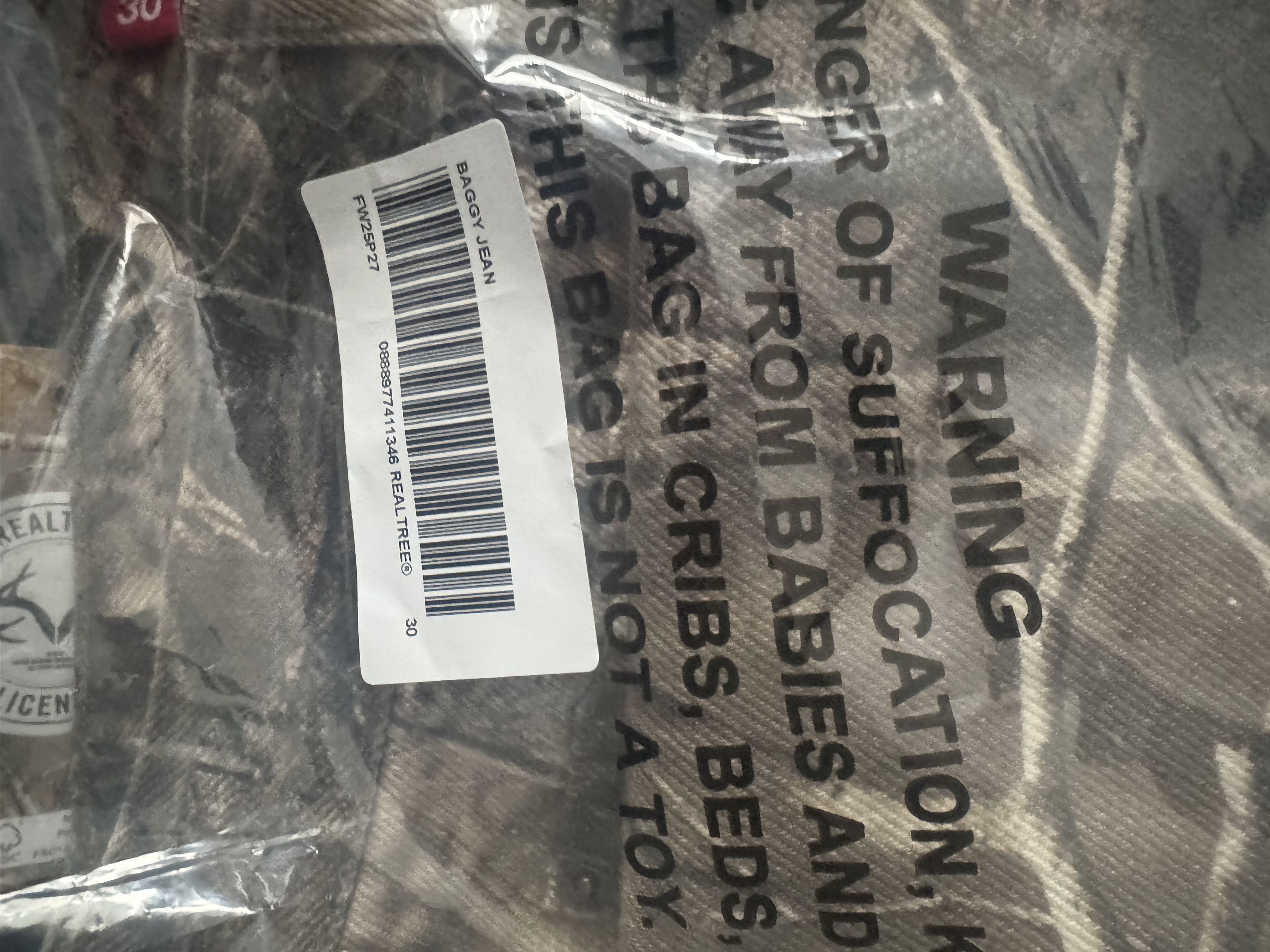 Supreme Baggy Jean Camo Size US 30 / EU 46 - 4 Thumbnail