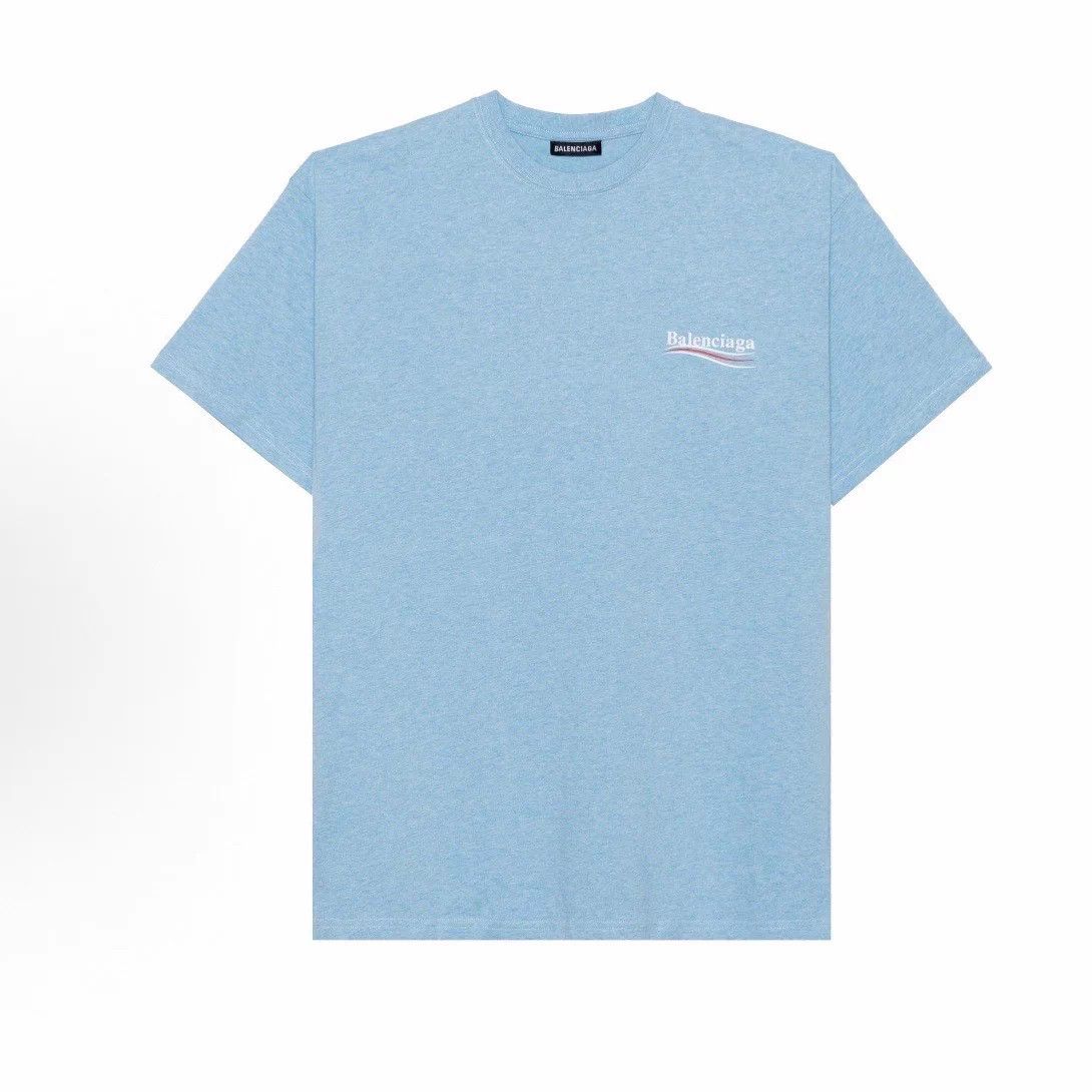 Balenciaga Balenciaga Hazy Blue Coke T-shirt M Size US M / EU 48-50 / 2 - 1 Thumbnail