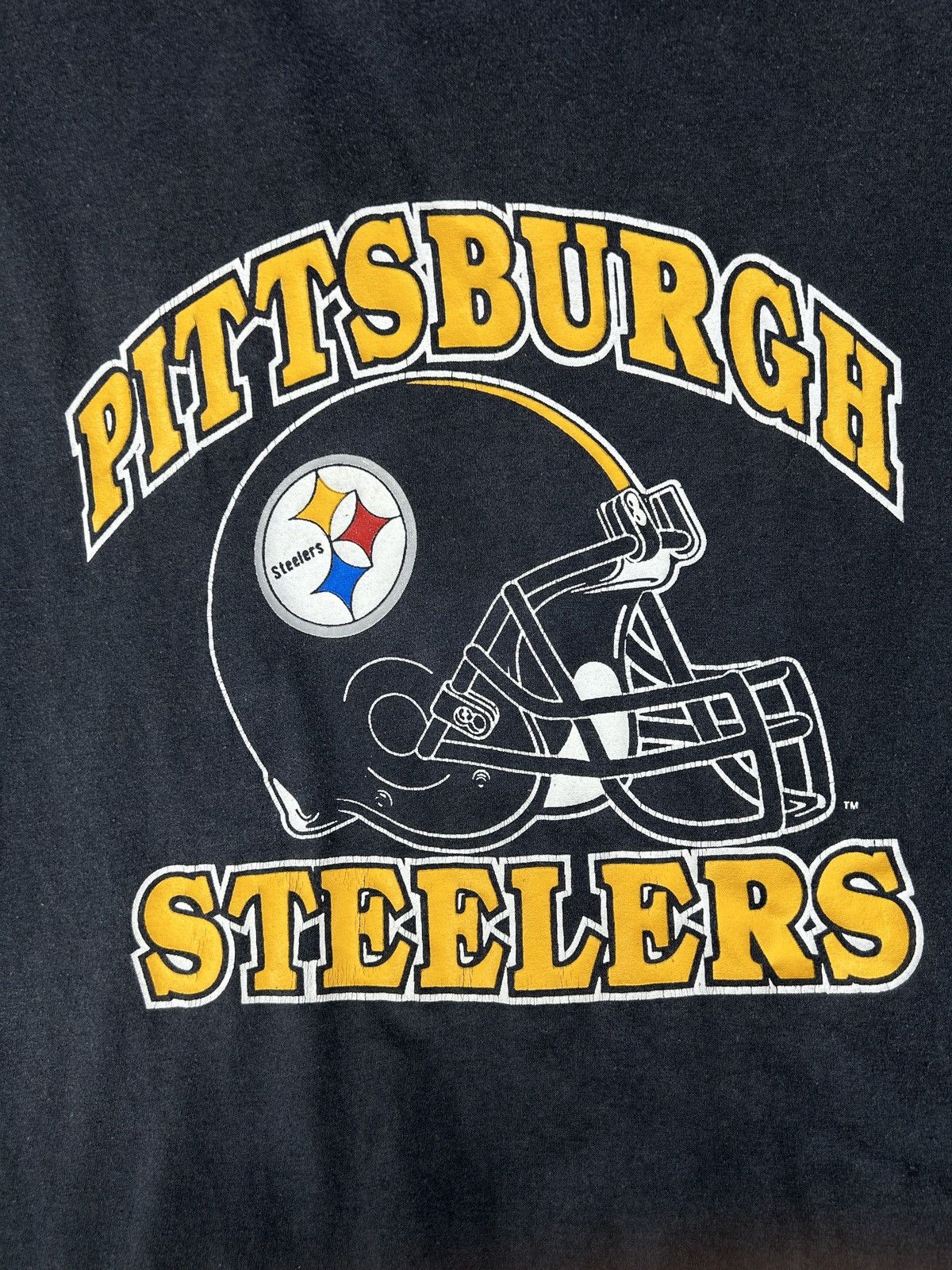 NFL × Vintage Mens Vintage Pittsburgh Steelers T Shirt NFL rare tee 90s Size US XL / EU 56 / 4 - 11 Thumbnail