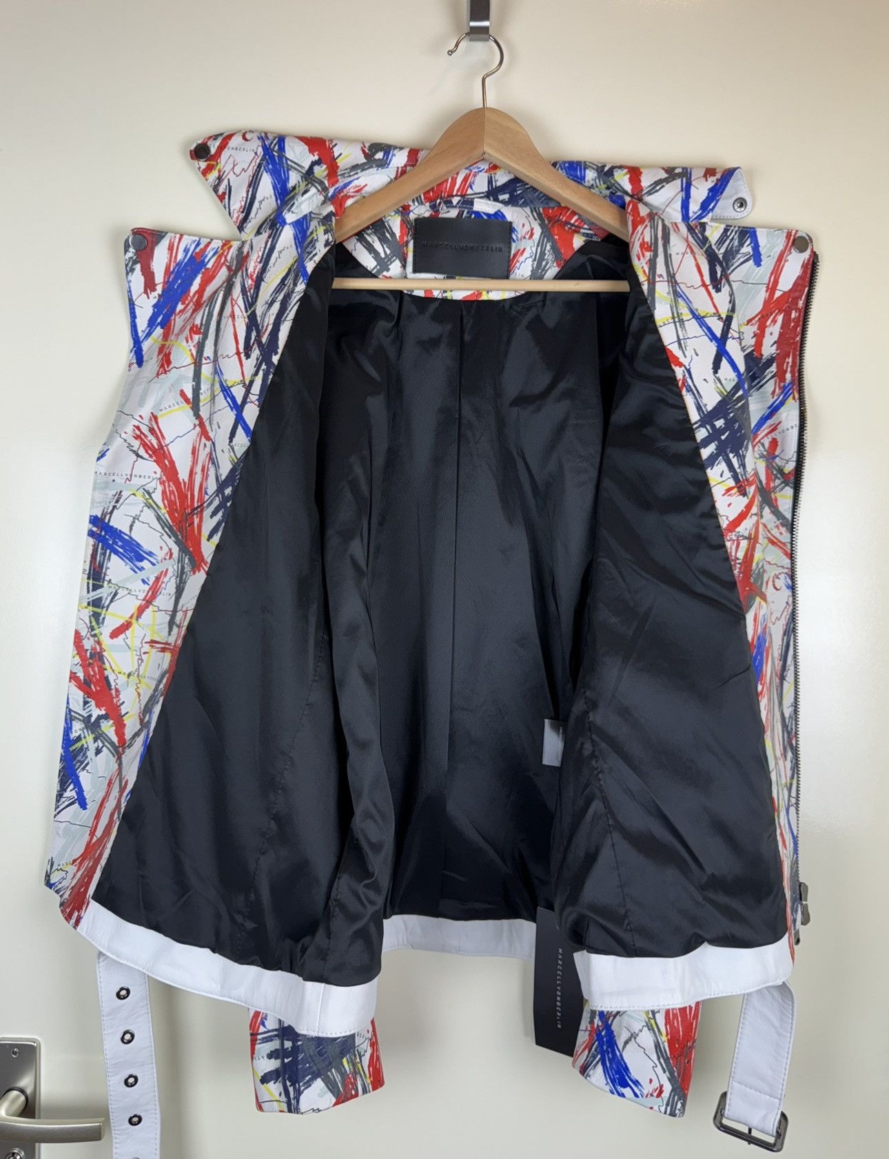 Hysteric Glamour MARCELL VON BERLIN Avant Garde Biker Moto Leather Jacket XL Size US XL / EU 56 / 4 - 18 Thumbnail