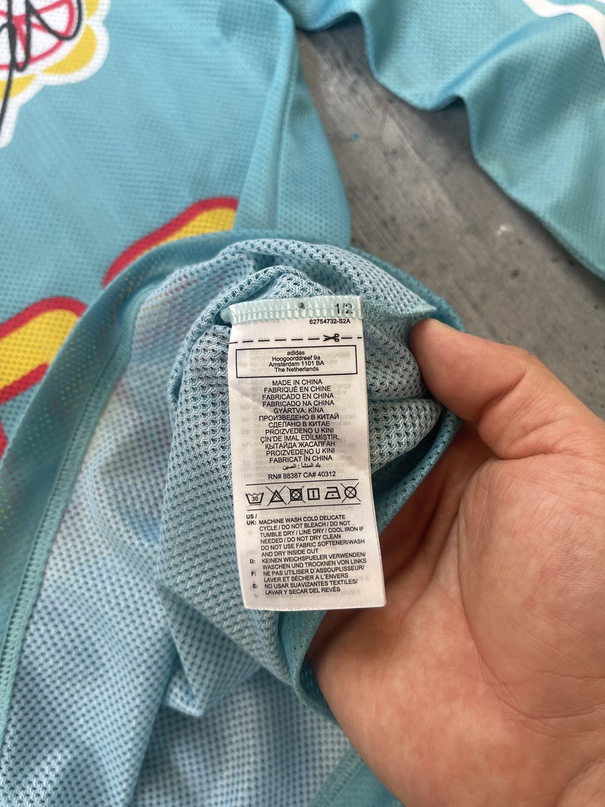 Adidas Adidas Sean Wotherspoon x Hot Wheels Mesh Longsleeve blue Size US XS / EU 42 / 0 - 7 Thumbnail