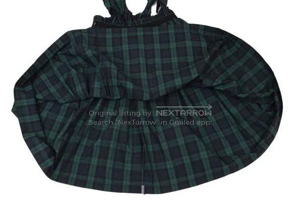 Comme des Garcons Comme Des Garcons Green Vintage Plaid Design Overalls Size S / US 4 / IT 40 - 8 Thumbnail