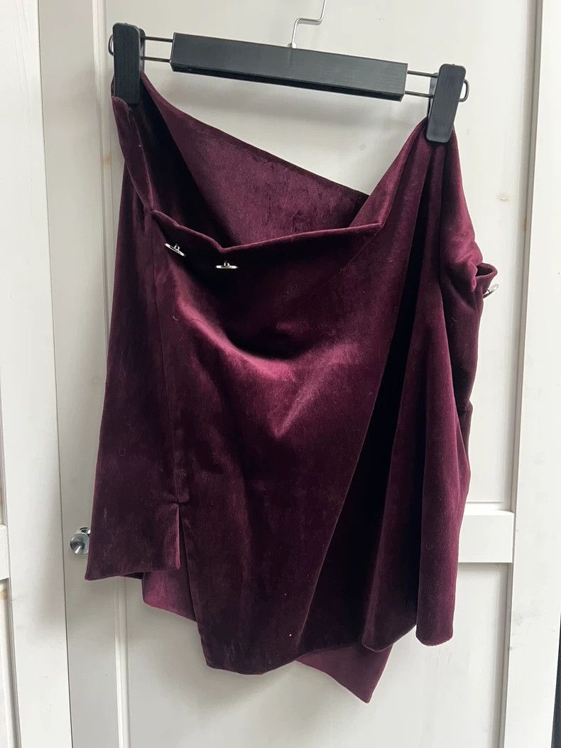 Vivienne Westwood Vivienne Westwood size2 Half a skirt of pure cotton velvet Size 28" / US 6 / IT 42 - 1 Thumbnail