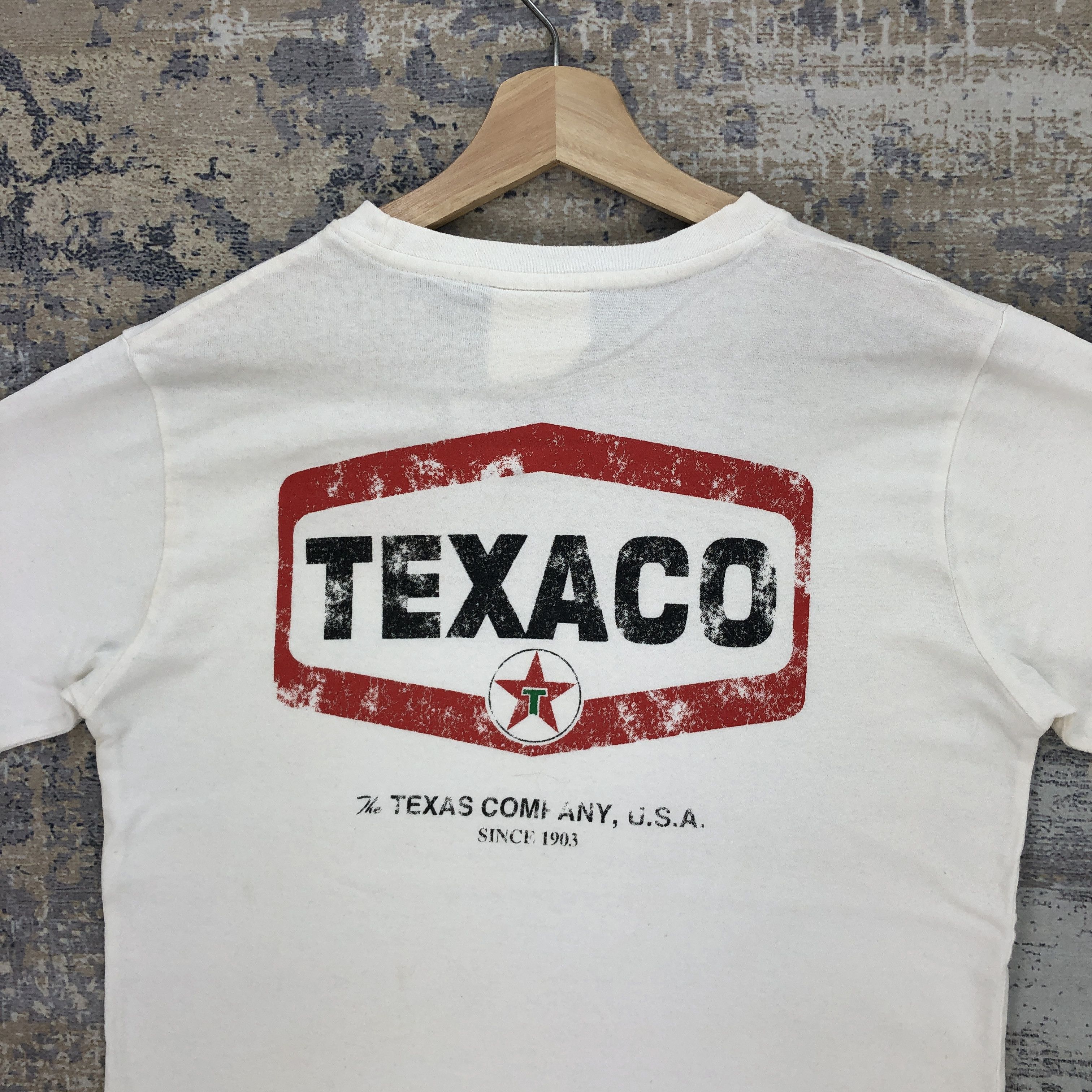 Vintage Vintage 90's Texaco T Shirt Texaco Crewneck Tees Size US M / EU 48-50 / 2 - 4 Thumbnail