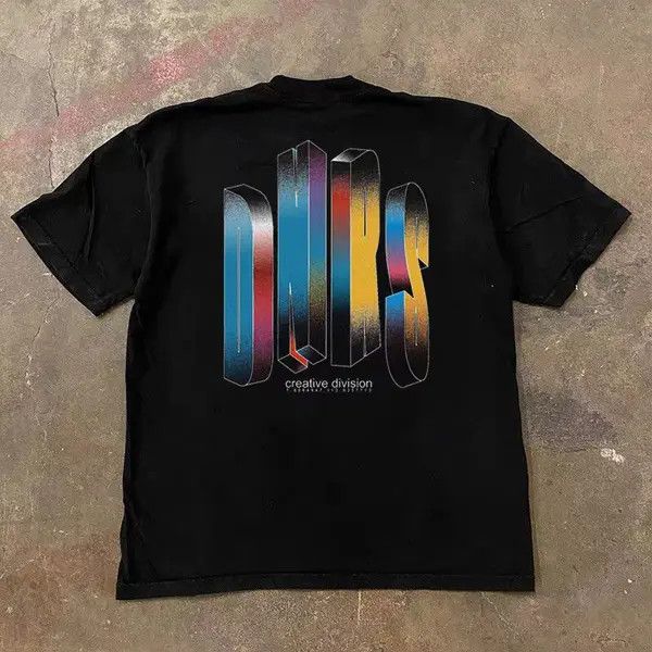 Japanese Brand Black Loose Street Hip Hop Print Short Sleeve T-Shirt Size US M / EU 48-50 / 2 - 7 Thumbnail