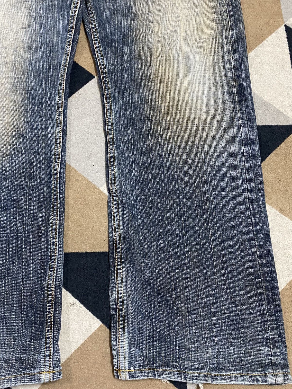 Japanese Brand Vintage Japanese Brands Mud Wash Distressed Loose Jeans Size US 36 / EU 52 - 8 Thumbnail