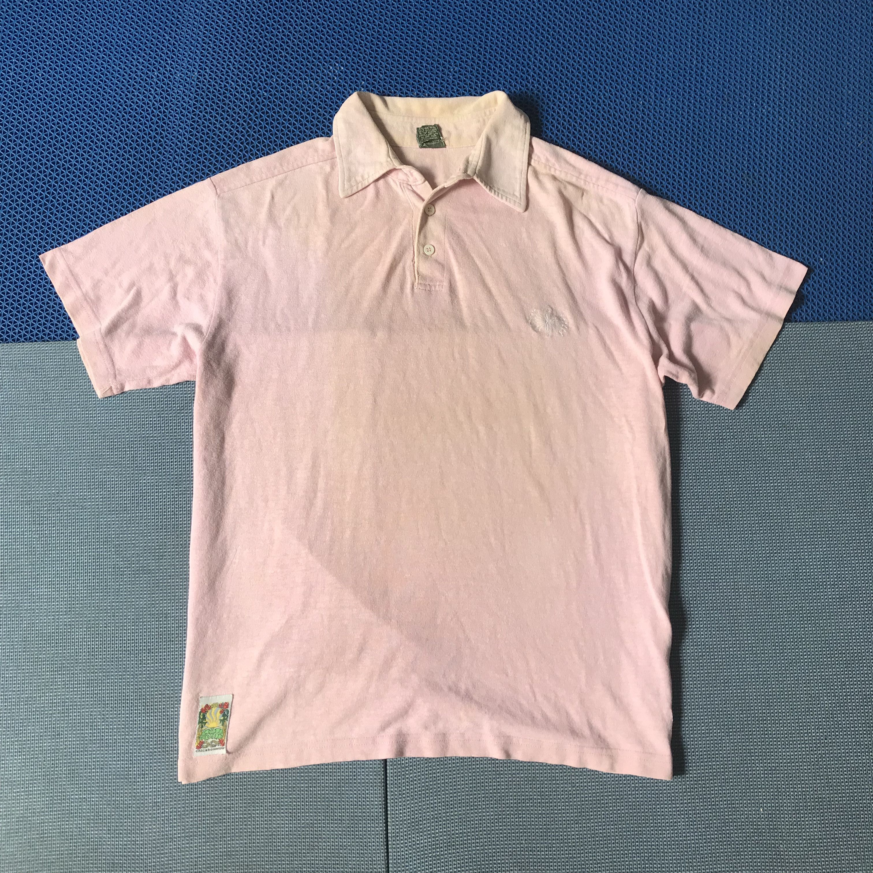 Vintage Vintage chicabowwow Hemp Polo shirt 100% Hemp Cotton soft Size US M / EU 48-50 / 2 - 9 Thumbnail