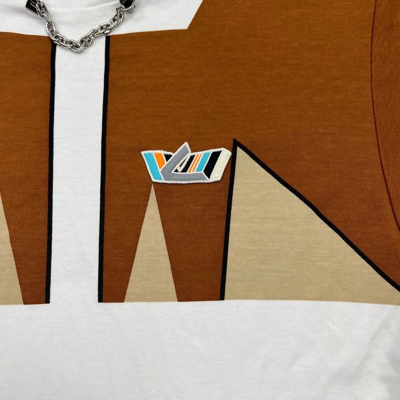 Louis Vuitton Louis Vuitton Patchwork chain letter short sleeve Size S / US 4 / IT 40 - 4 Thumbnail