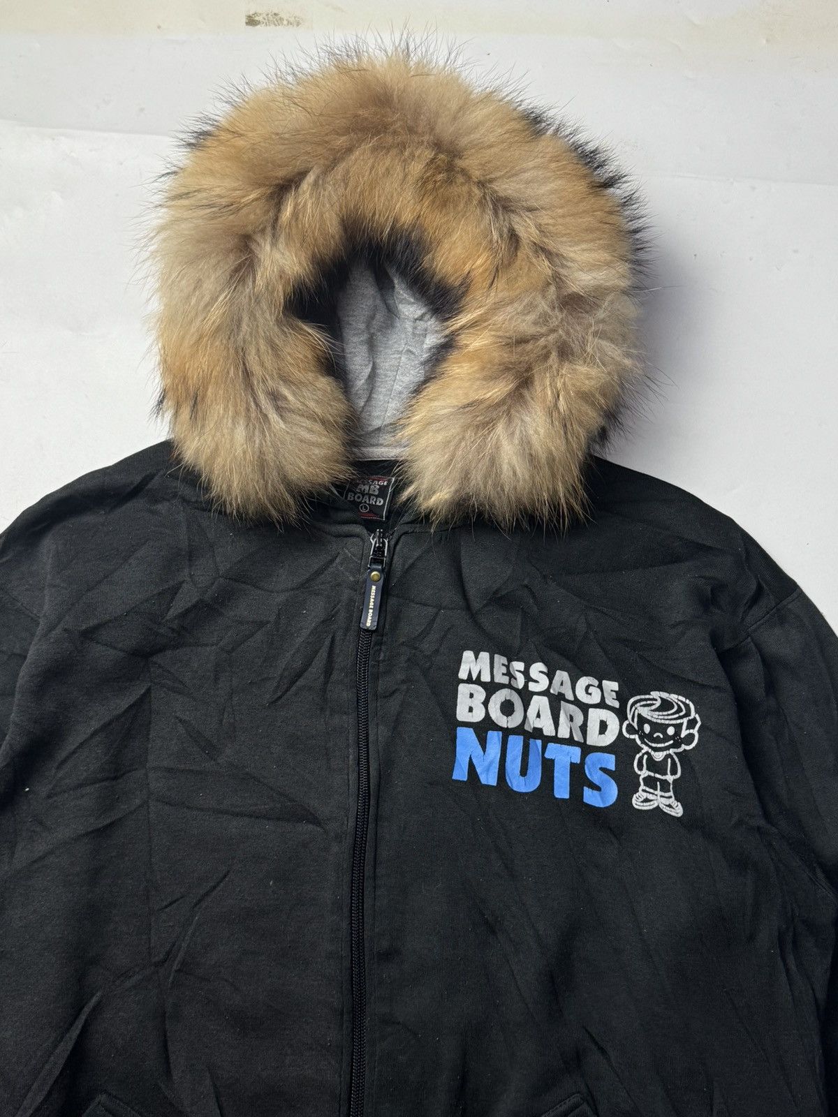 Beauty Beast × Hysteric Glamour × Japanese Brand Fur Hoodie Japanese Message Board Nuts Styled Size US L / EU 52-54 / 3 - 3 Thumbnail
