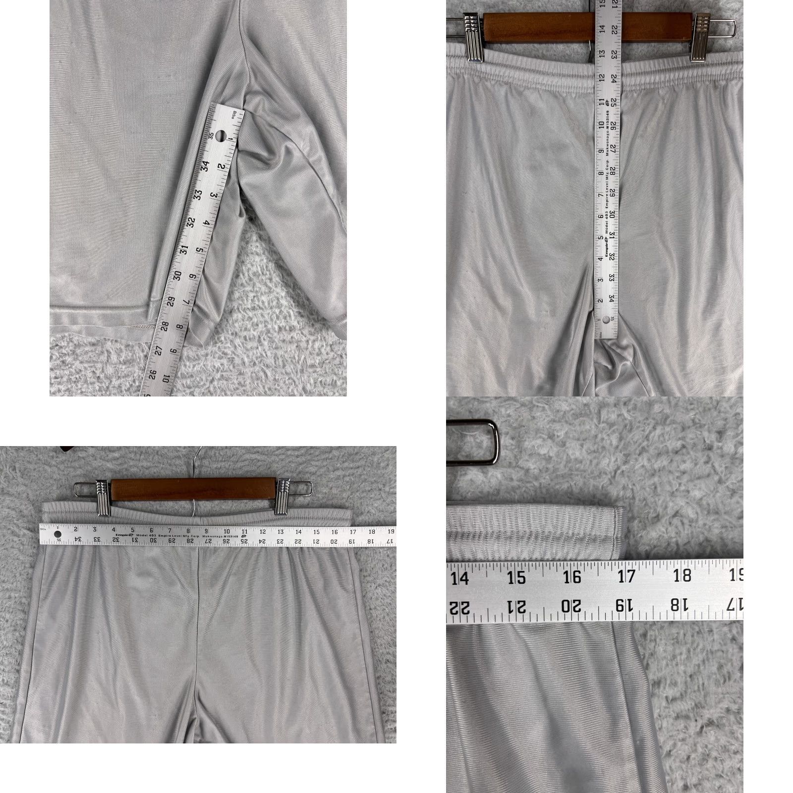 Nike VINTAGE Nike Shorts Mens M Gray Basketball Running Training 100% Polyester Size US 36 / EU 52 - 8 Thumbnail