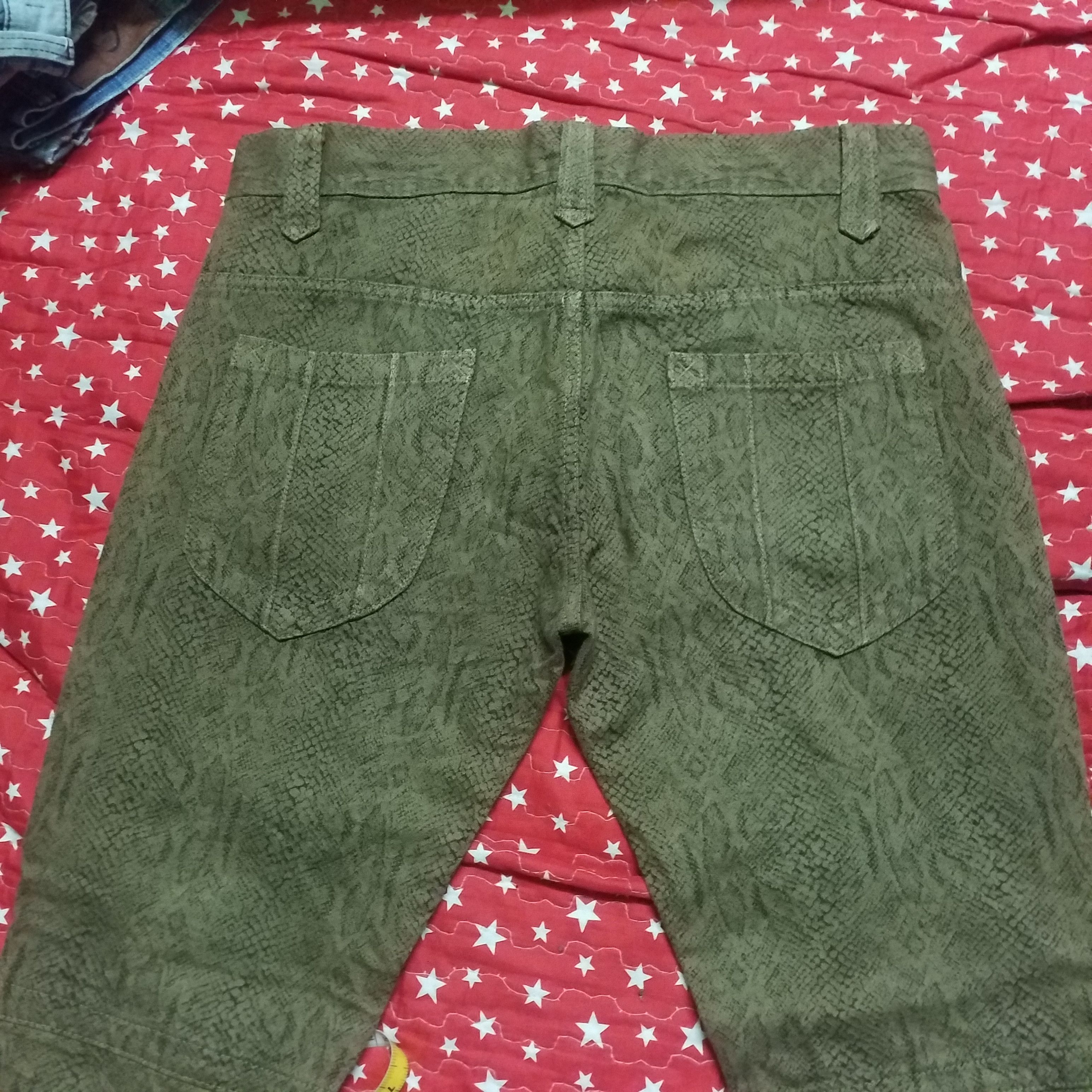 Japanese Brand ACOUSTIC JEANS SNAKE DESIGN KNITE NOT PRINT Size 38" / US 16 / IT 52 - 6 Thumbnail