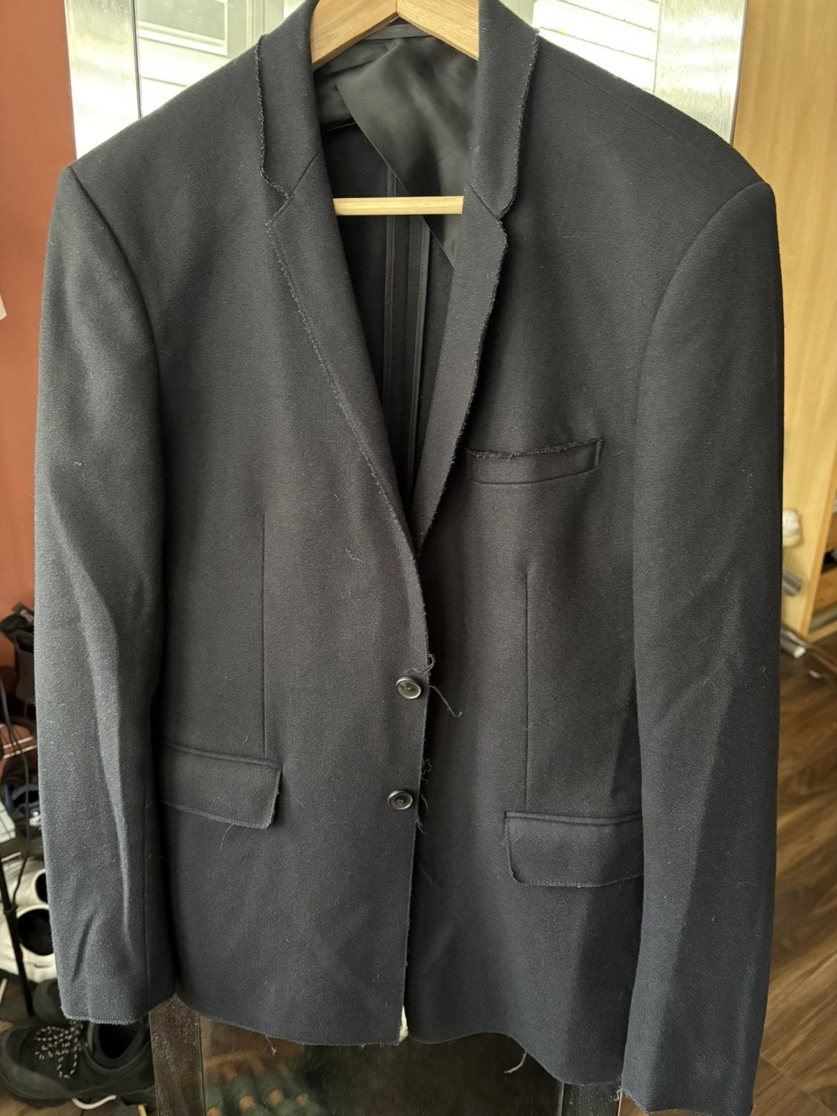 Sandro Sandro Distressed Men’s Blazer Size 50R - 1 Thumbnail