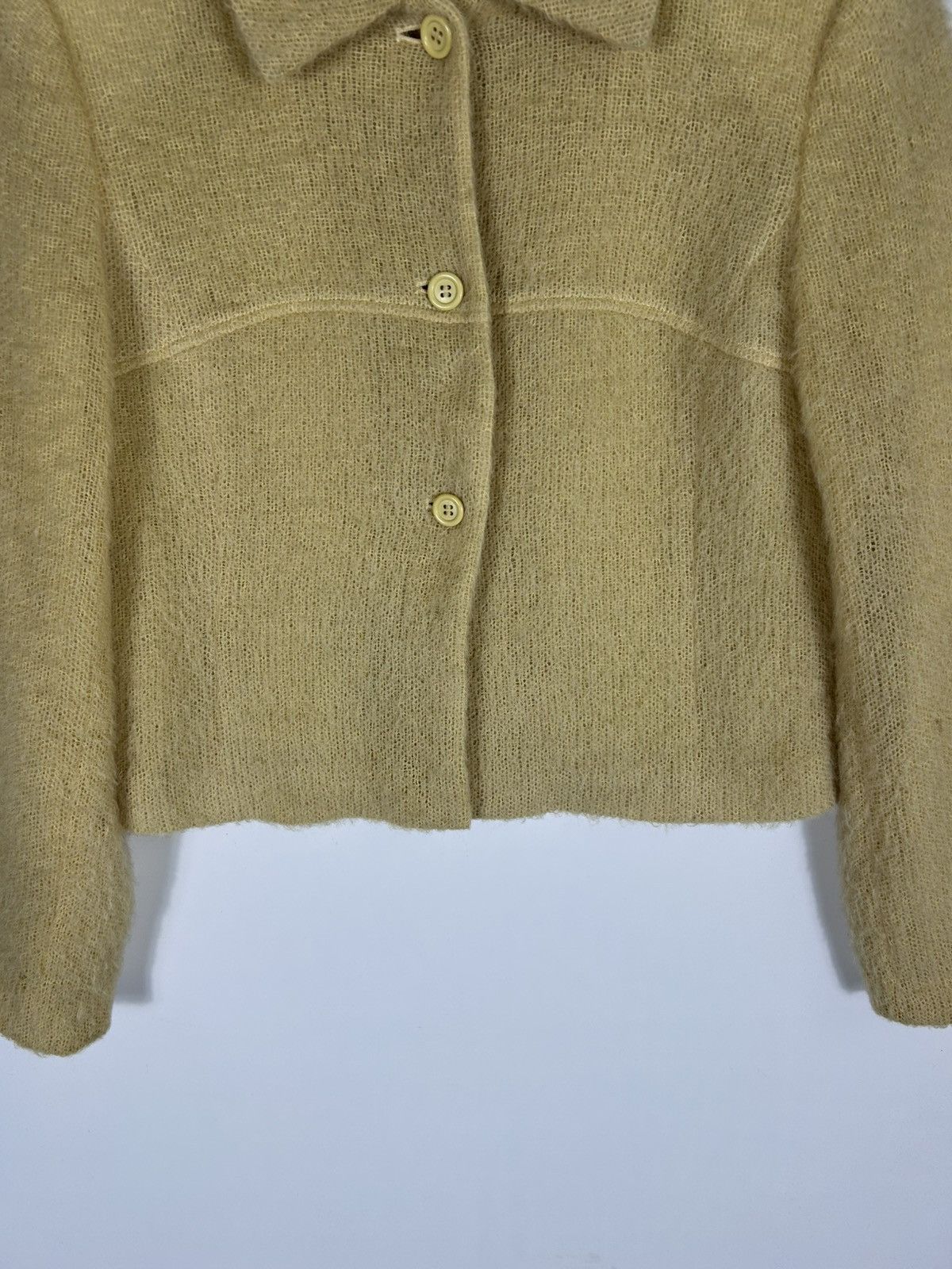 Balenciaga 🔥Vintage Luxury Balenciaga Mohair Button Cropped Jacket Size XS / US 0-2 / IT 36-38 - 5 Thumbnail