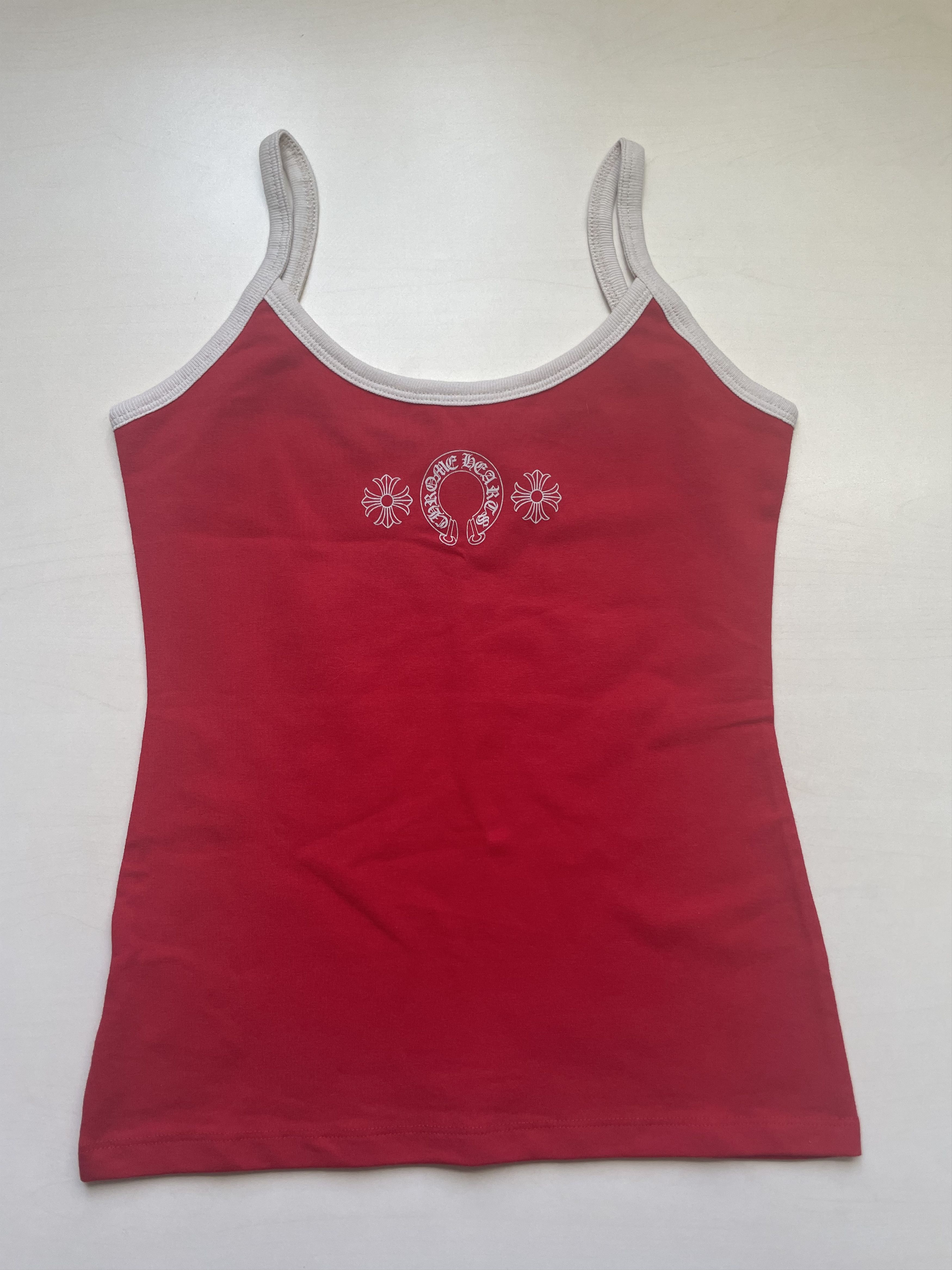 Chrome Hearts Chrome Hearts Red＆White Horseshoe Logo Tank top Size M / US 6-8 / IT 42-44 - 3 Thumbnail