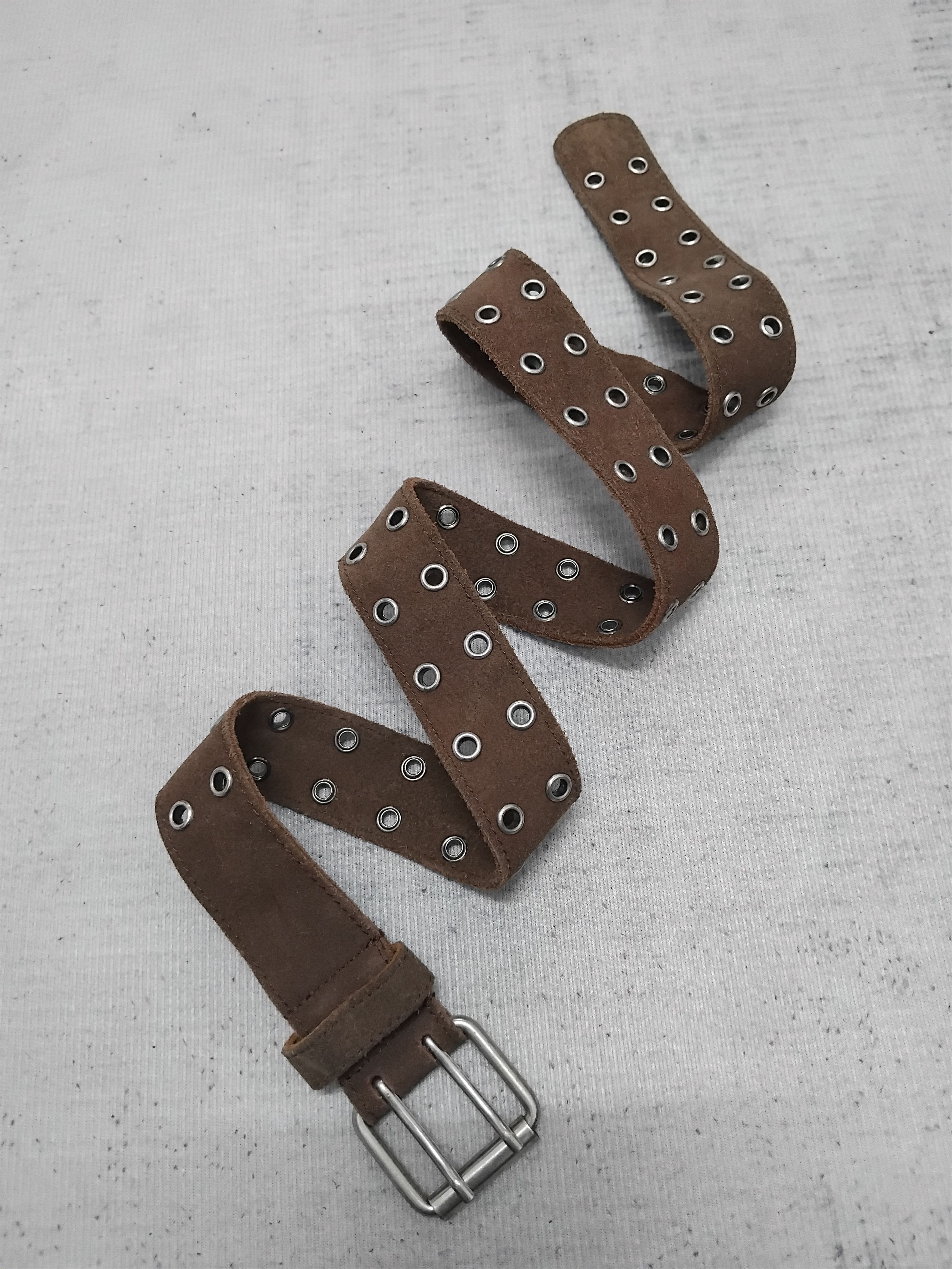 PPFM Punk rock style brown colour belt Size ONE SIZE - 1 Thumbnail