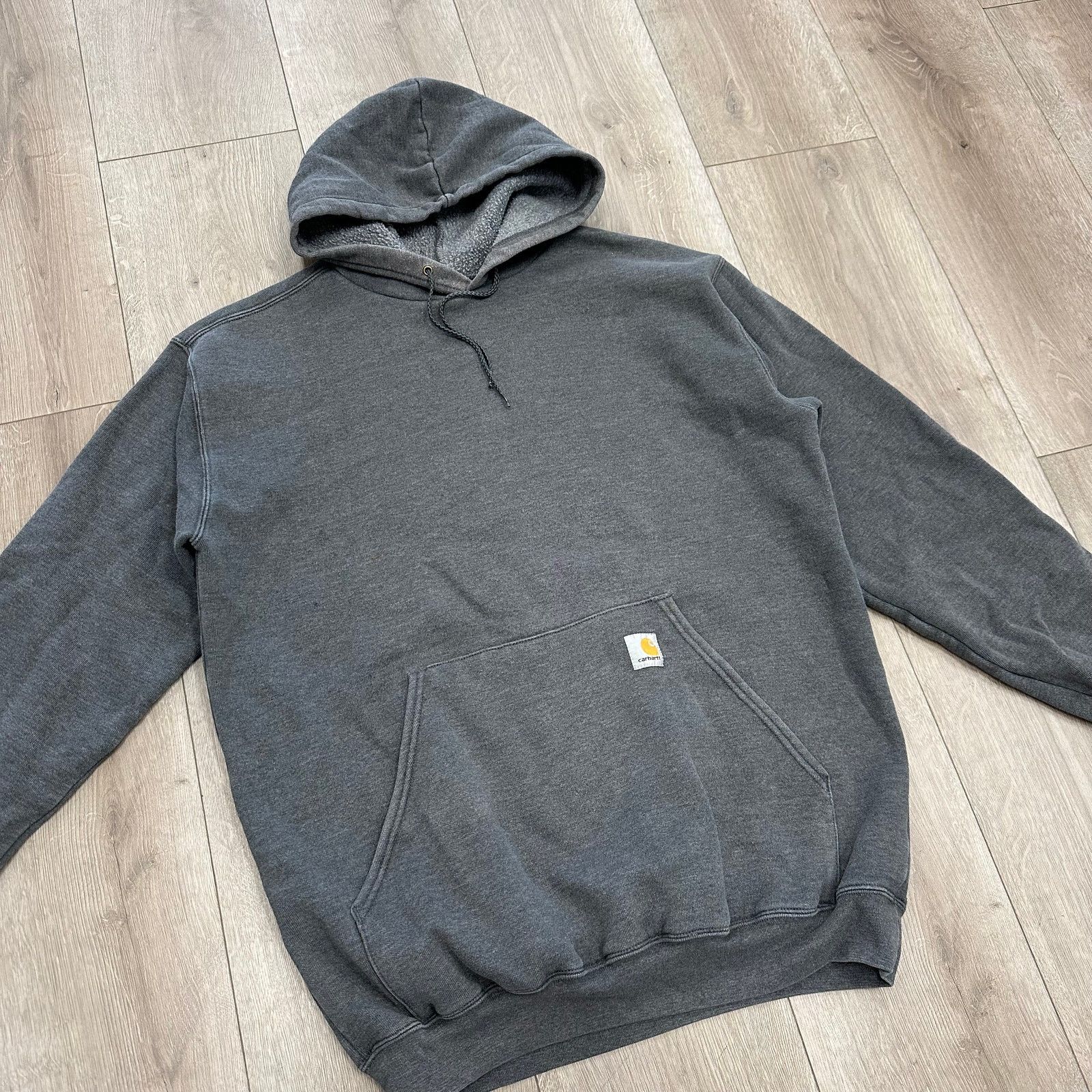 Carhartt charcoal gray Carhartt pullover hoodie Sweater Size US M / EU 48-50 / 2 - 2 Thumbnail