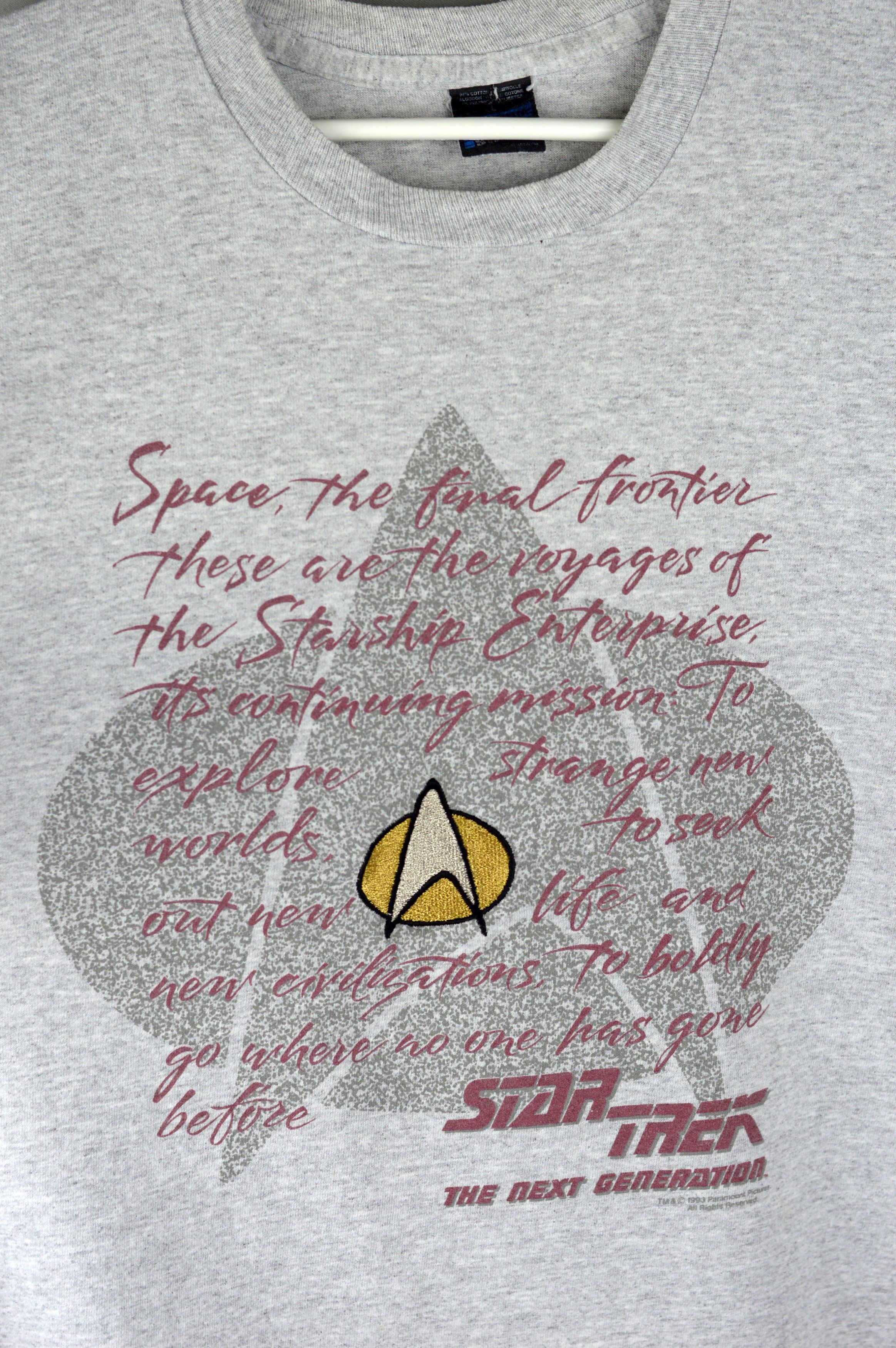 Vintage Vintage Star Trek 1993 t shirt Size US L / EU 52-54 / 3 - 2 Thumbnail