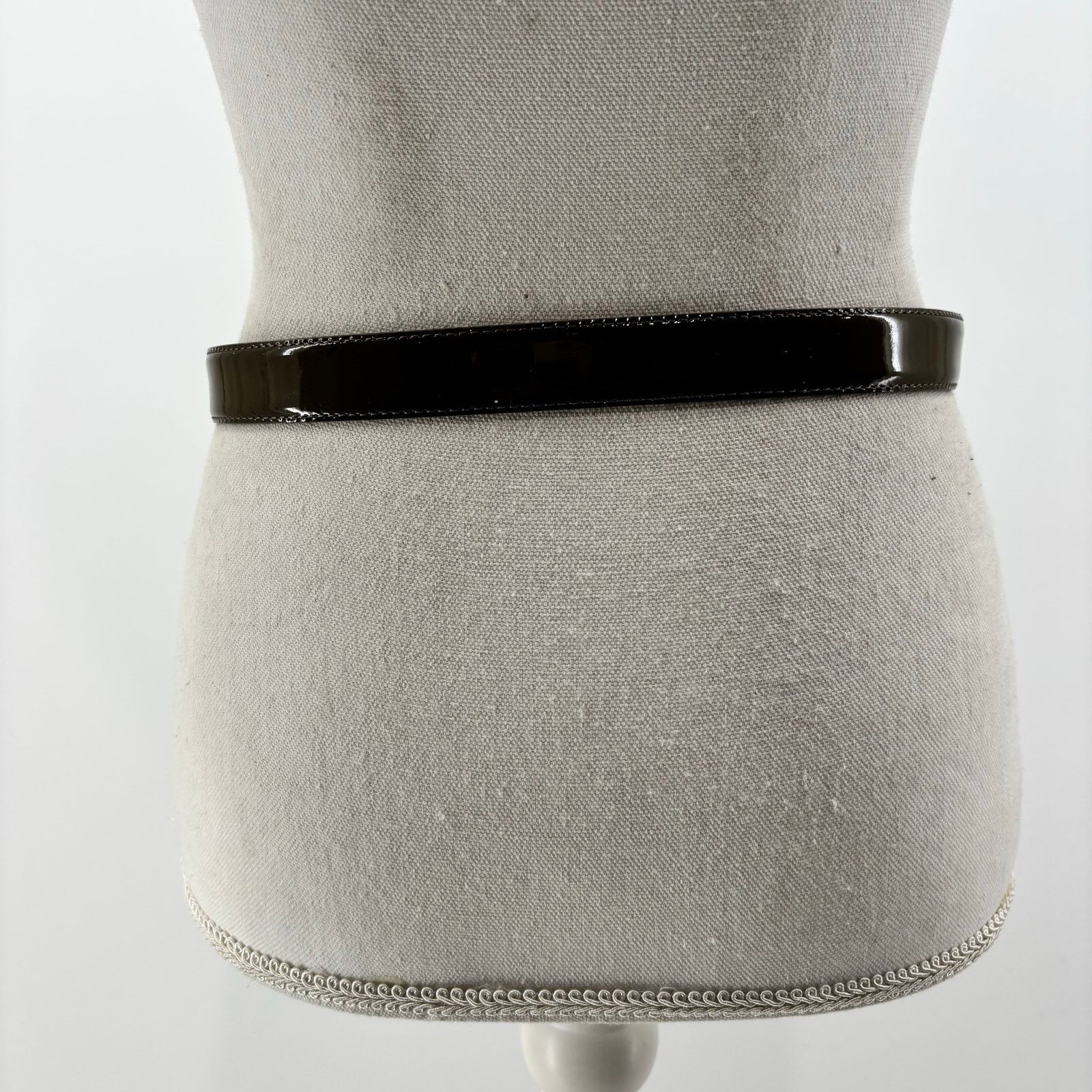 Other Talbots Womens Size Small Patent Leather Brown Belt Career Size 28 - 5 Thumbnail