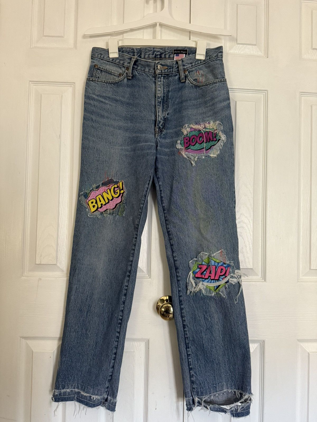 Other Comicon Denims Lucien Sagar Patch Jeans Size US 32 / EU 48 - 1 Thumbnail