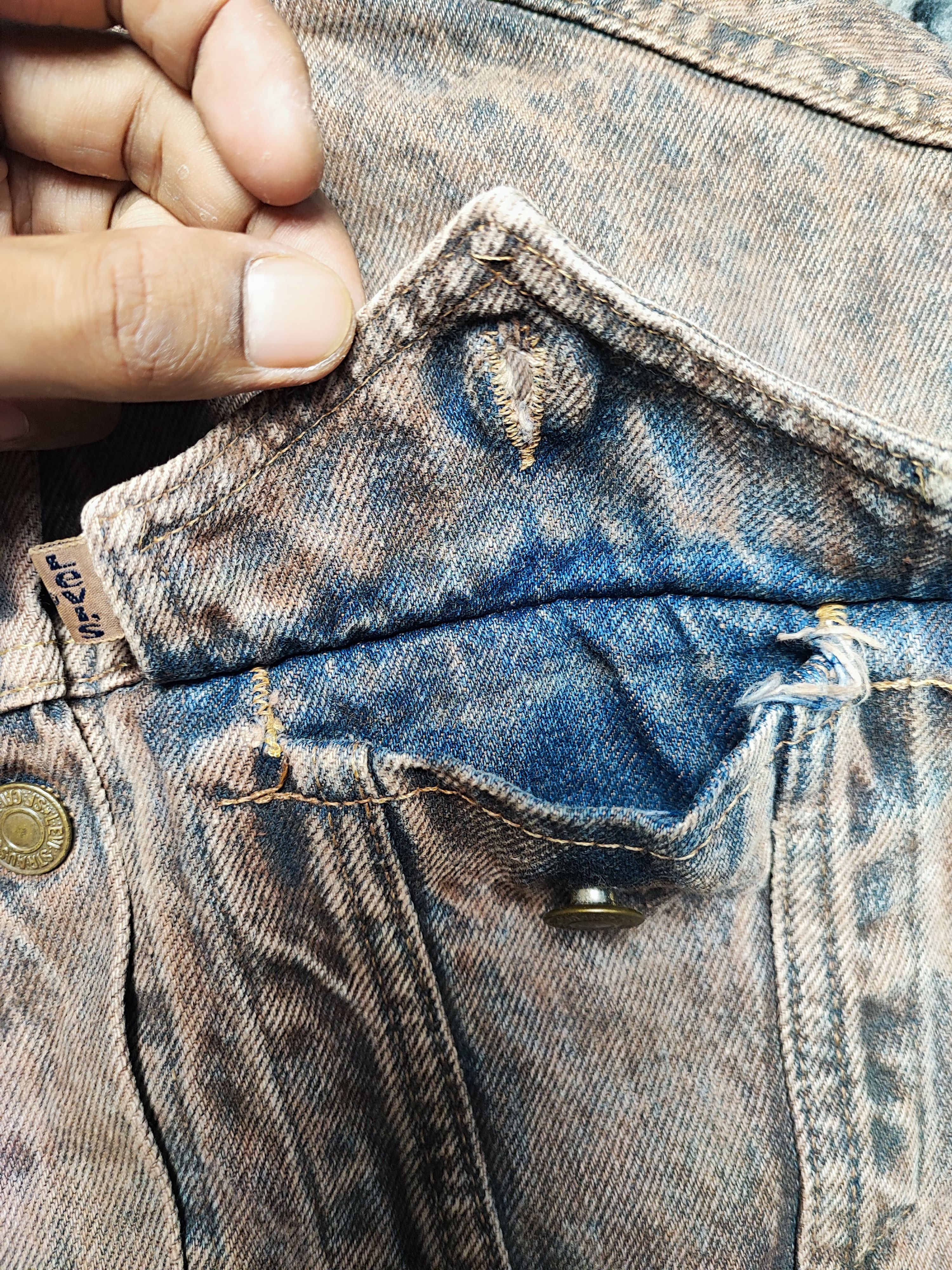 Levi's Vintage LEVIS Thrashed Distressed Jeans ERD Grunge Chrome Size US S / EU 44-46 / 1 - 10 Thumbnail