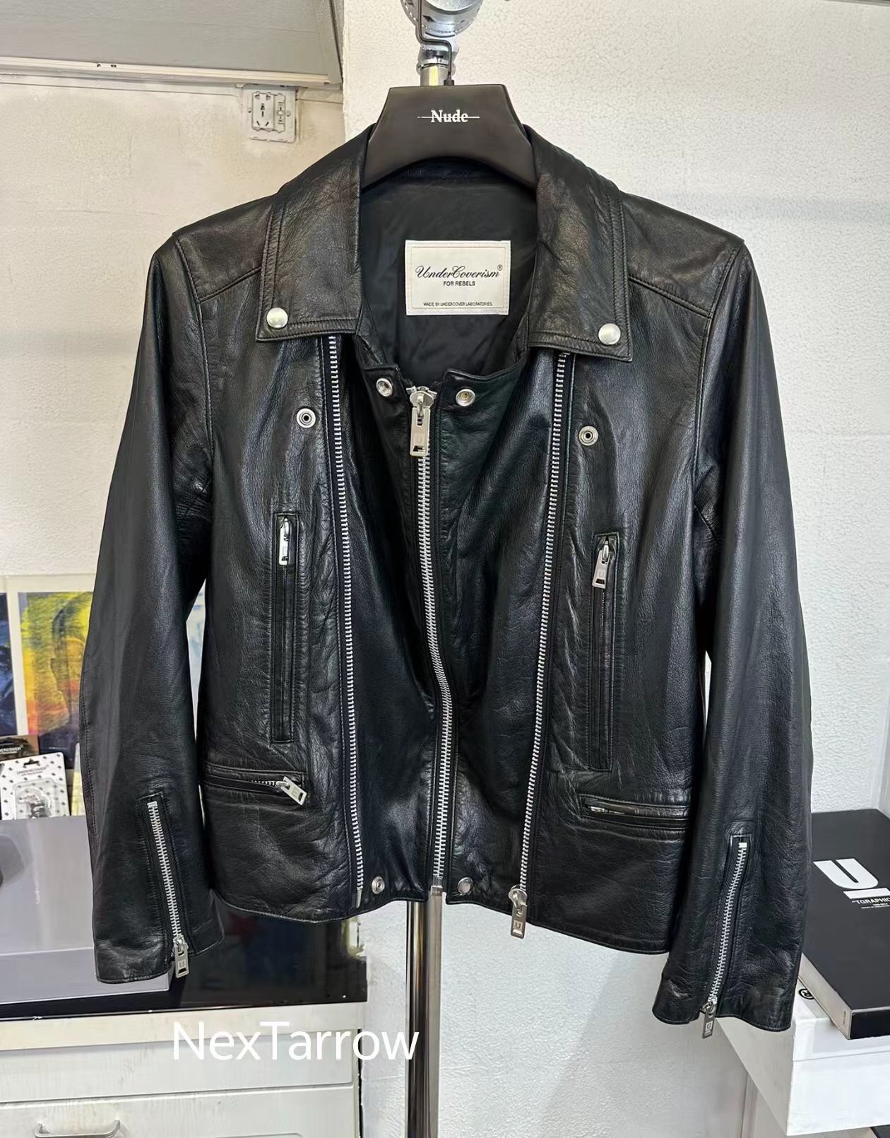 Undercover Undercover calf leather jacket 2412-Nextarrow Size US S / EU 44-46 / 1 - 1 Thumbnail